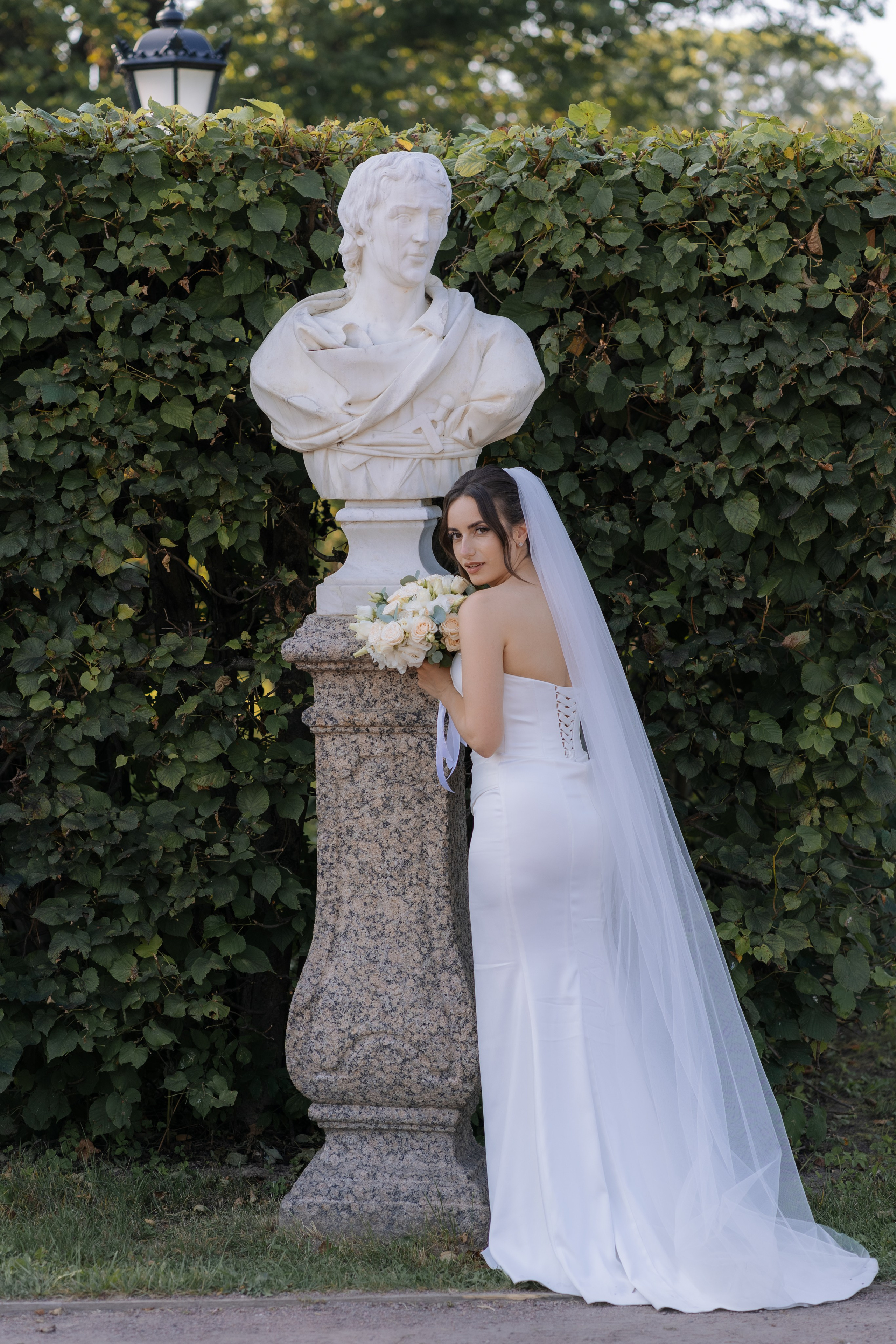 Свадебная фотосессия в Москве, парк Кусково. Свадебный фотограф в Москве Анна Полушина