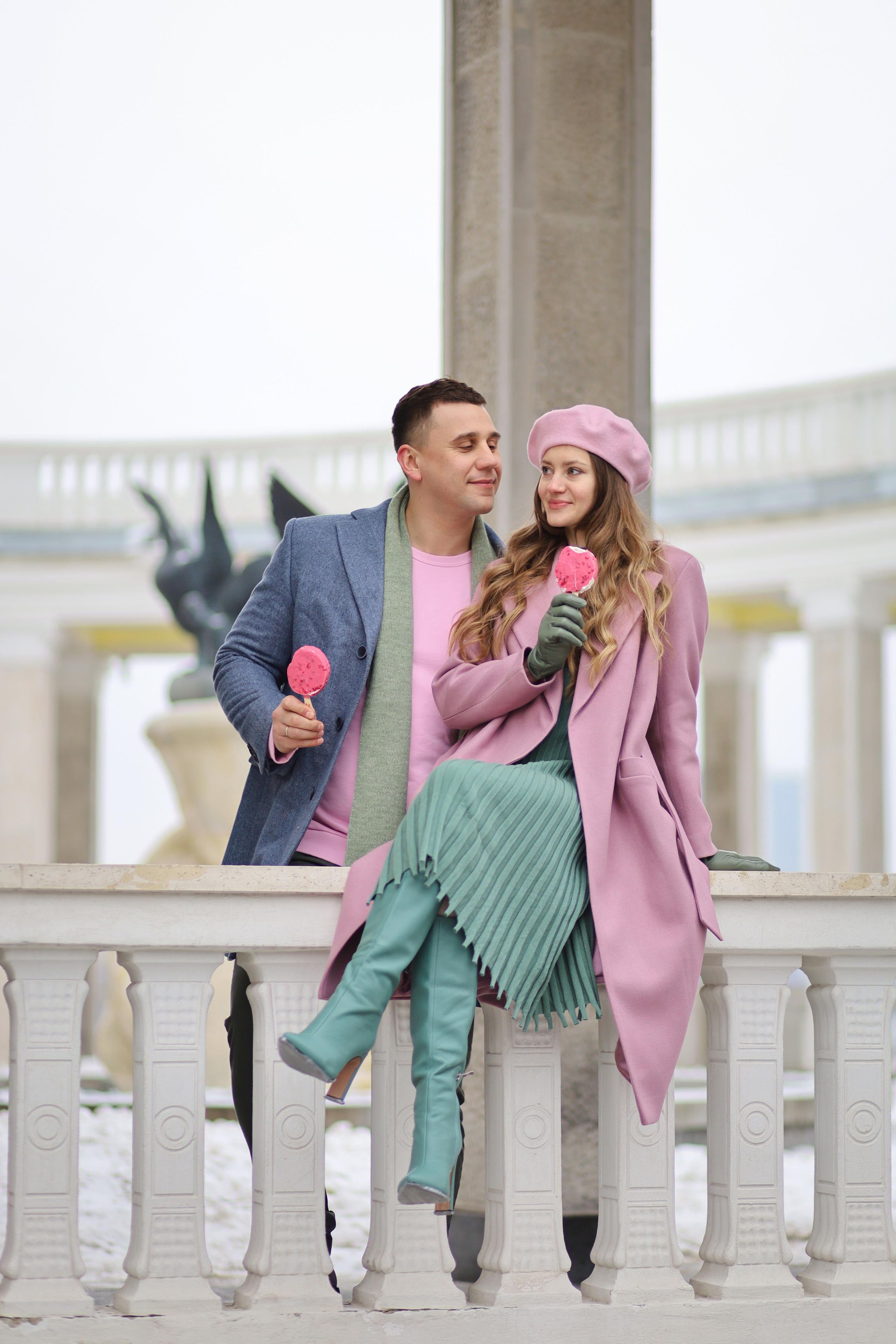 Элегантная фотосессия на Северном речном вокзале
