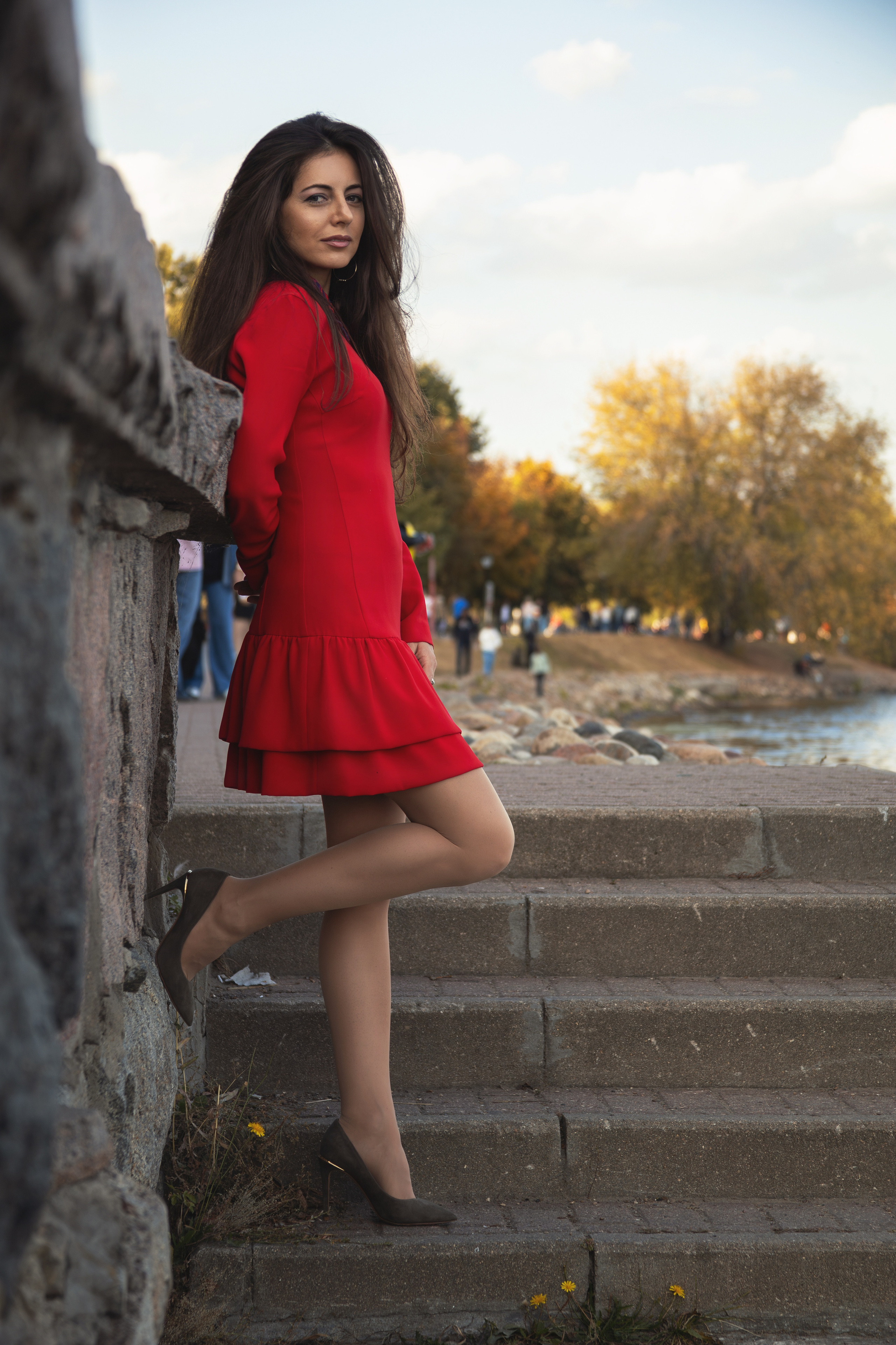 Осень в Коломенском с обаятельной моделью. Семейный фотограф в Москве 📸