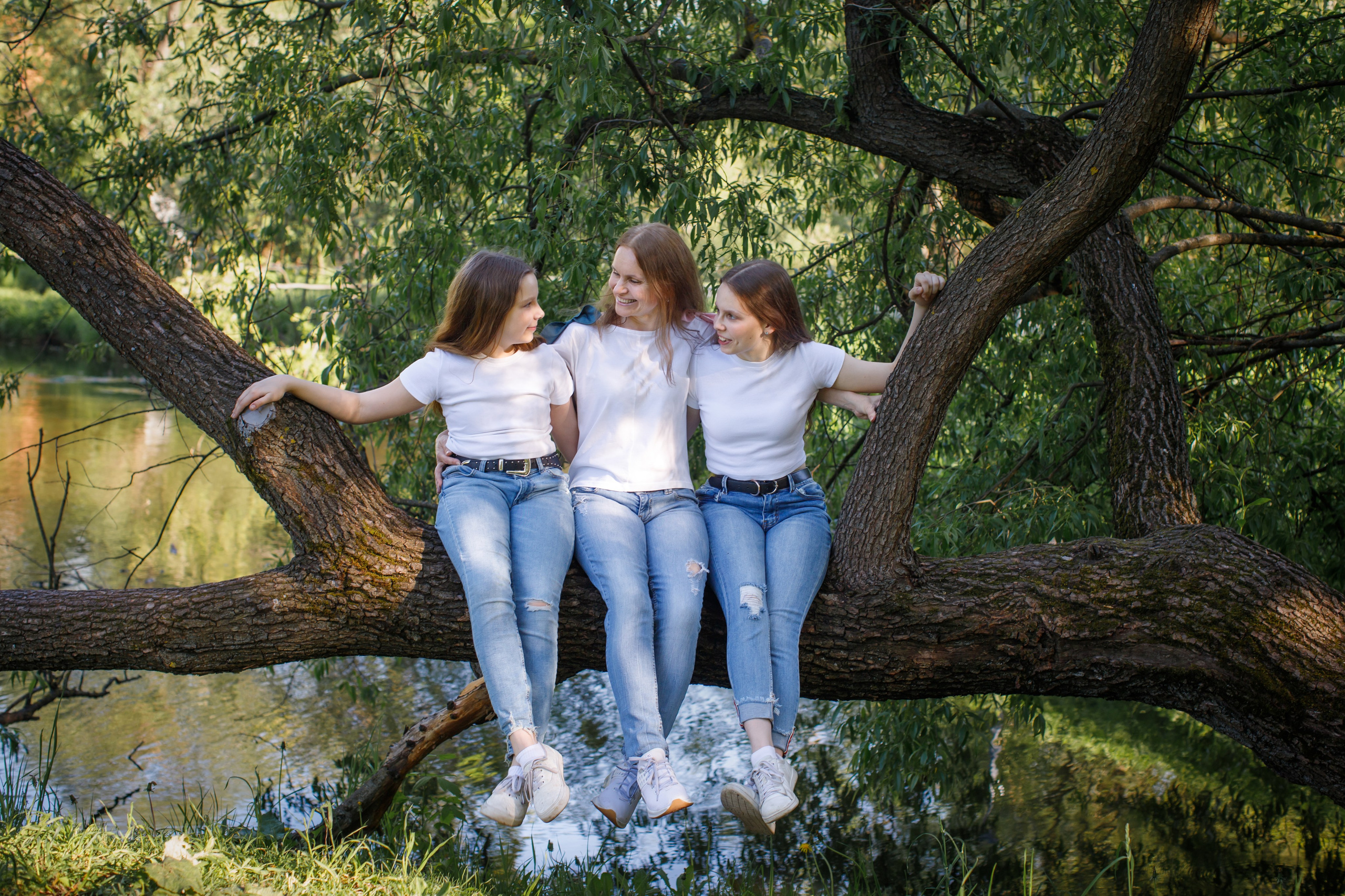 Таня и девочки. Детский и семейный фотограф Мария Киселёва. Москва