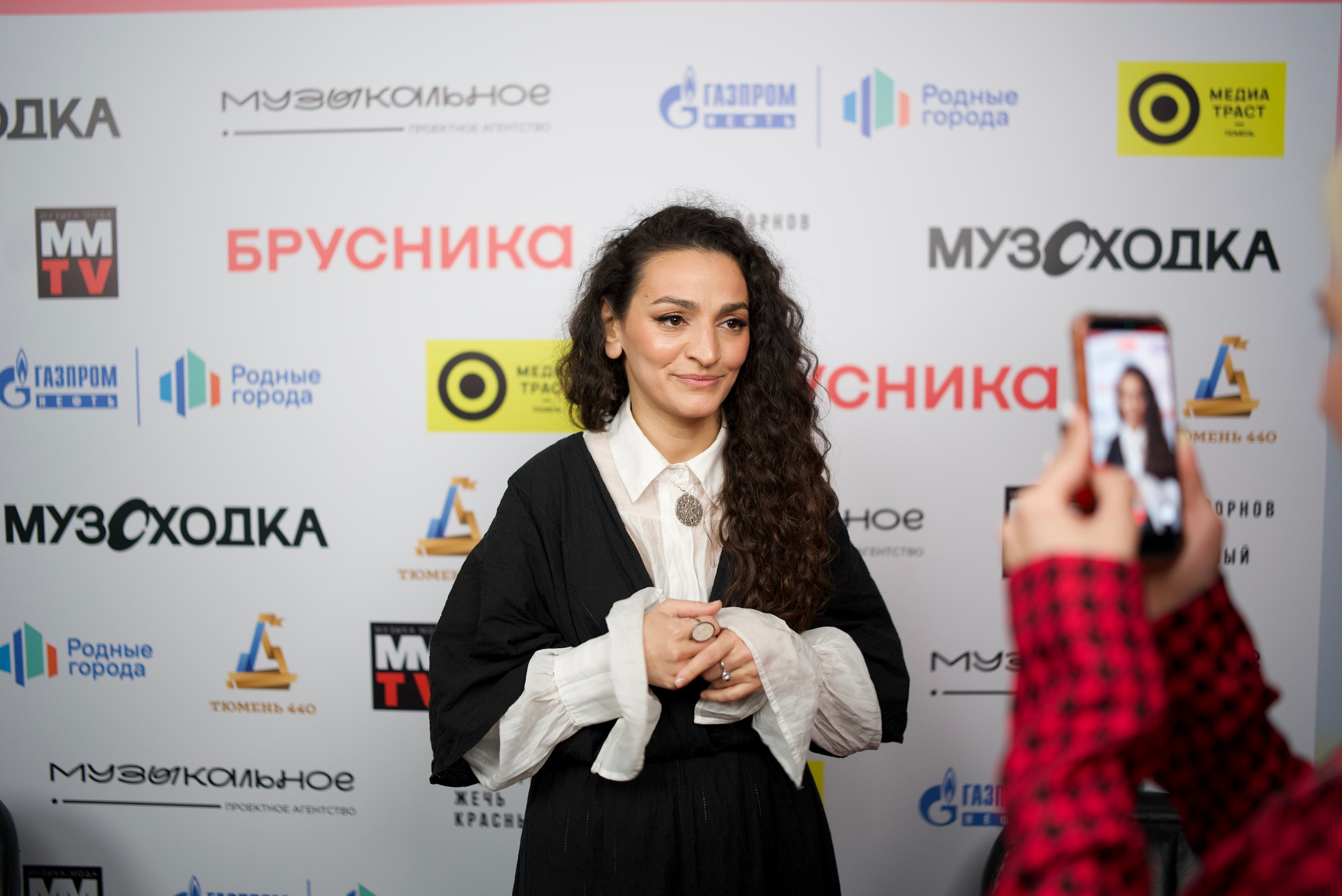 Пресс-конференция. Контент - фотограф Анастасия