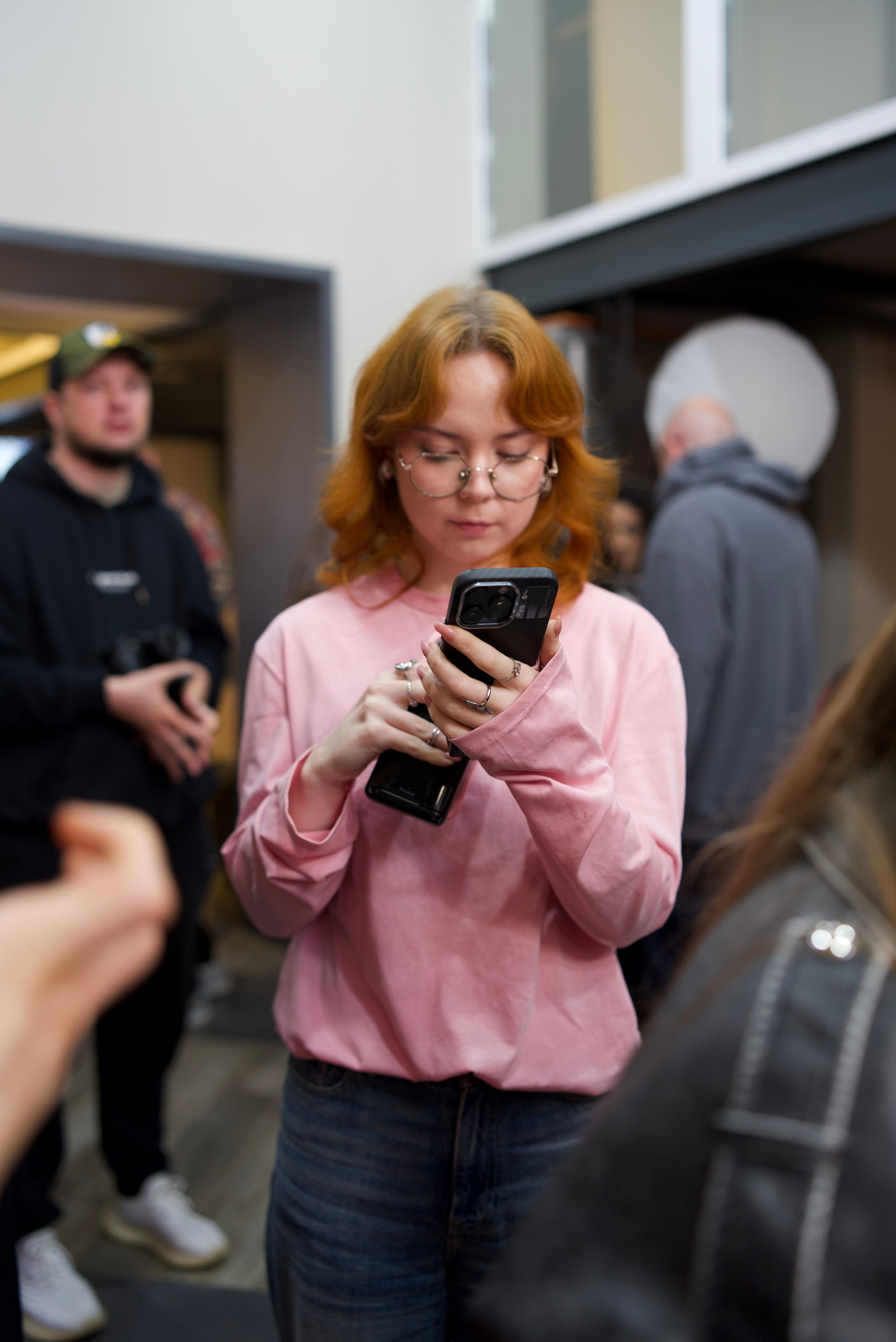 Пресс-конференция. Контент - фотограф Анастасия