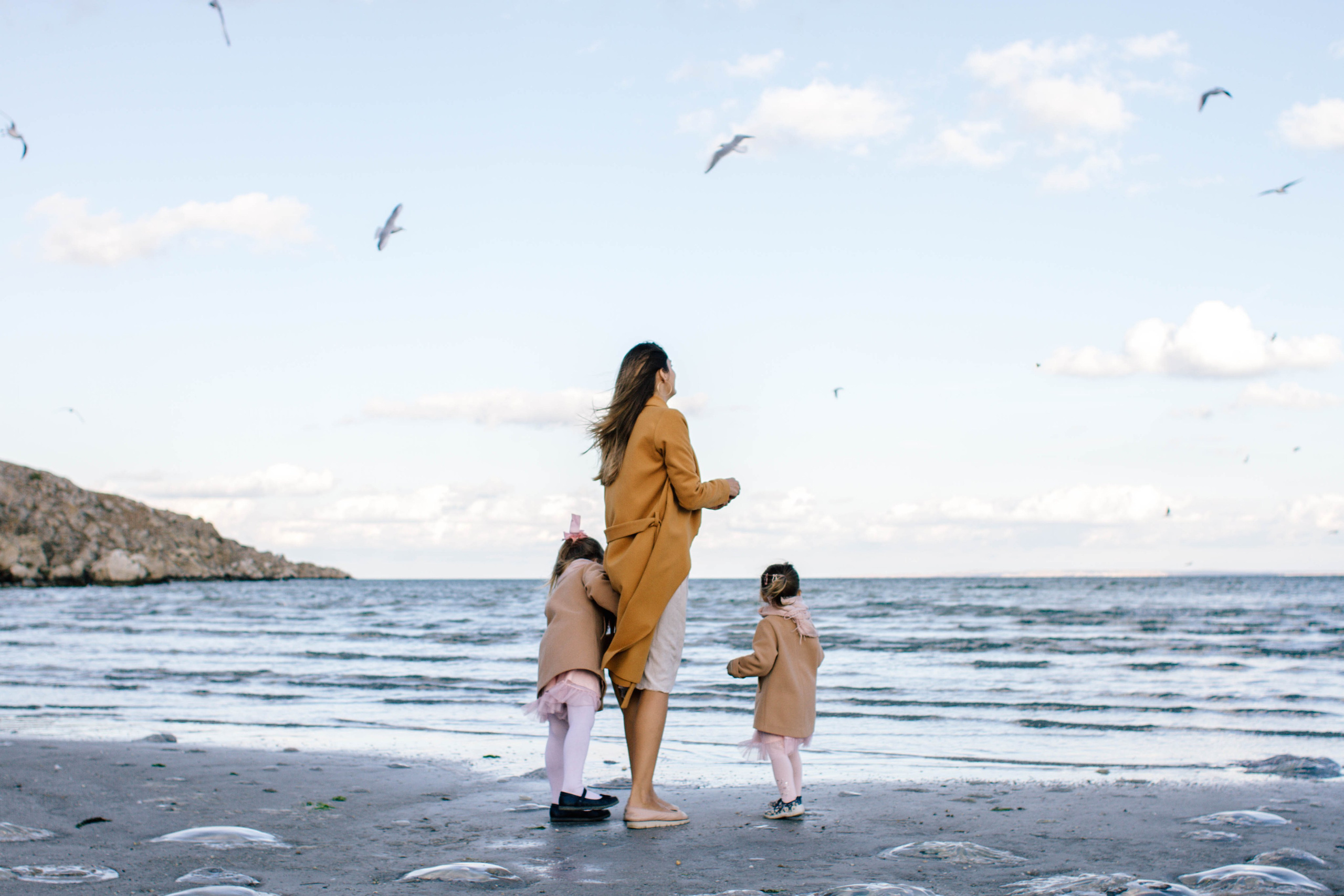 У моря. Фотограф