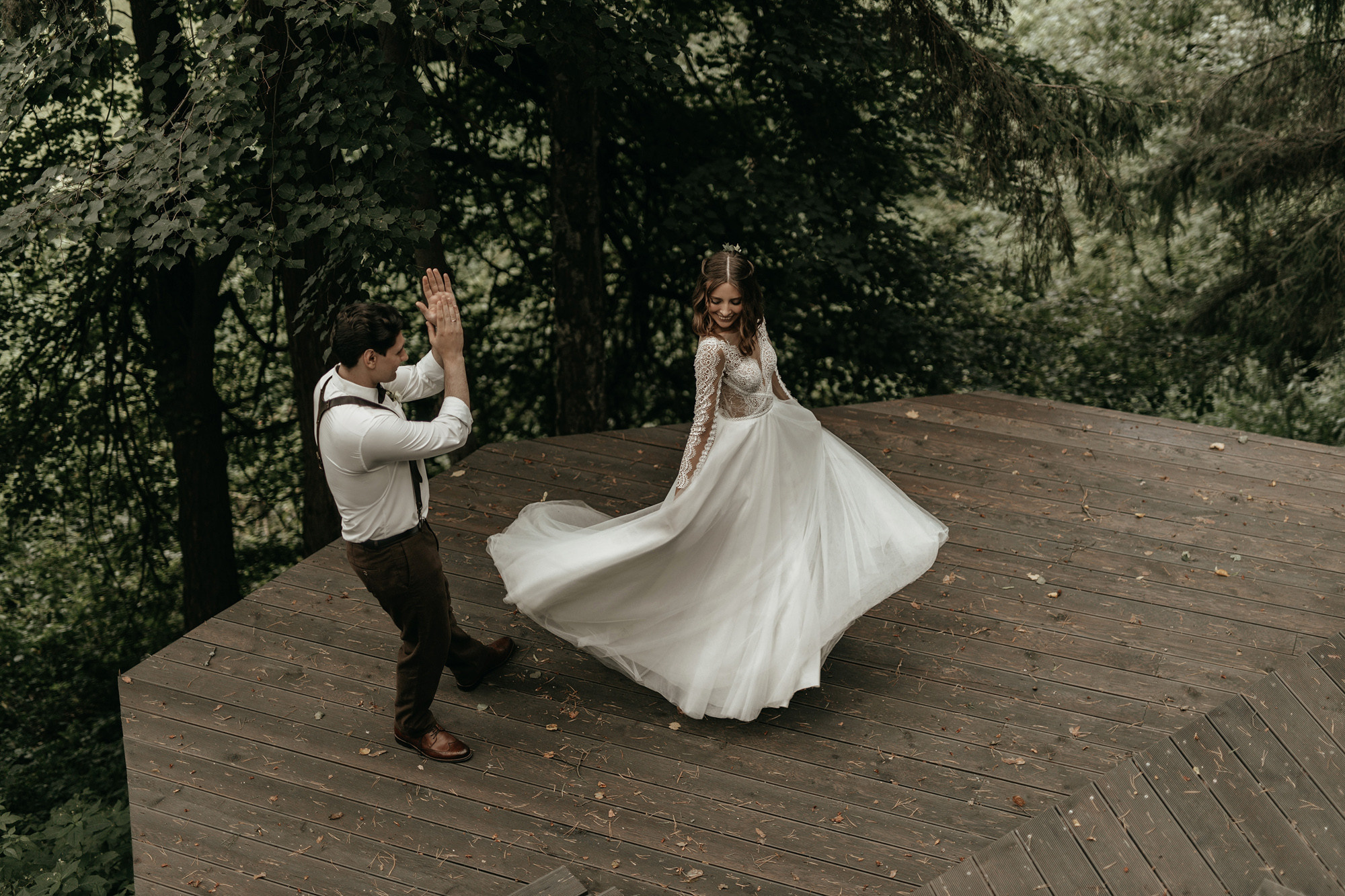 Свадьба в лесу. Фотограф и художник Астрахов Павел