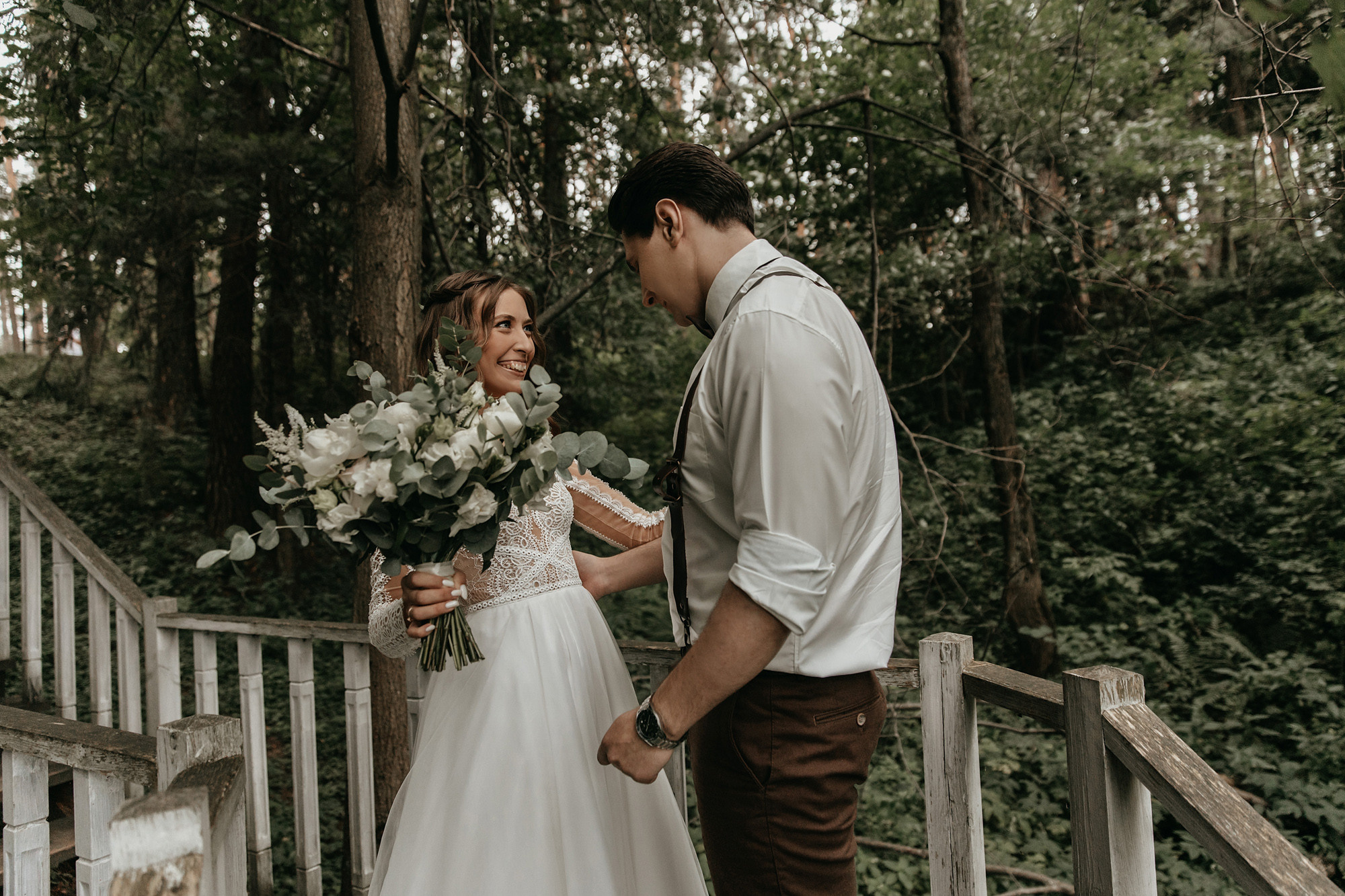 Свадьба в лесу. Фотограф и художник Астрахов Павел