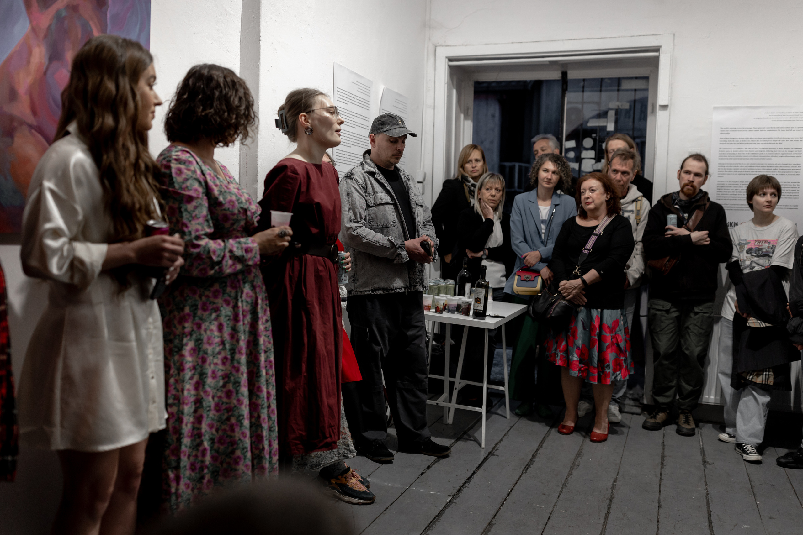 Белград галлерея Magacin. Фотограф и художник Астрахов Павел