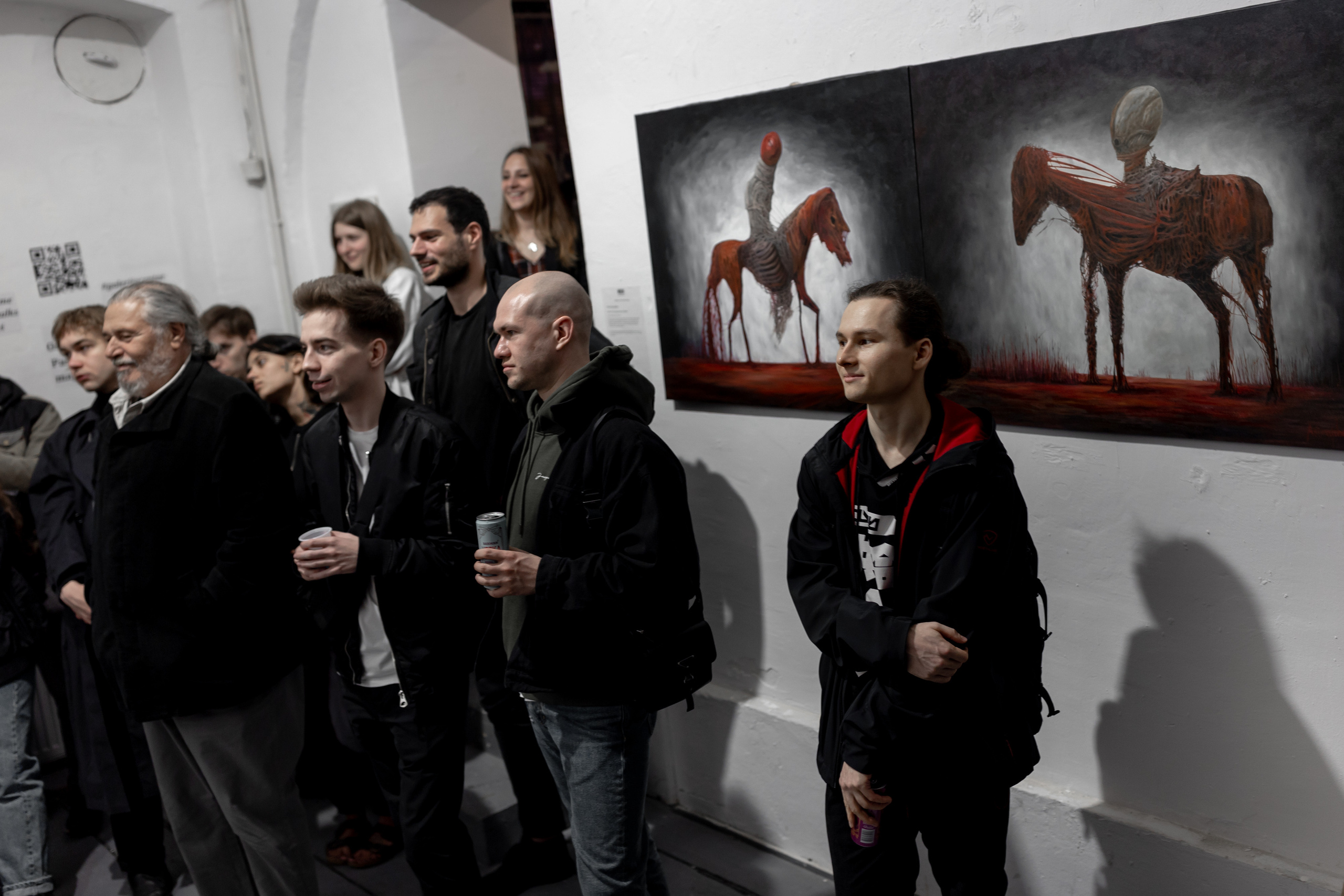 Белград галлерея Magacin. Фотограф и художник Астрахов Павел