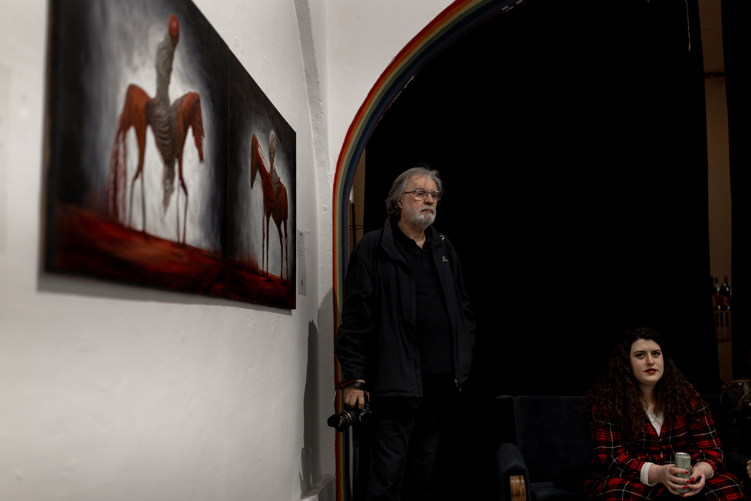 Белград галлерея Magacin. Фотограф и художник Астрахов Павел