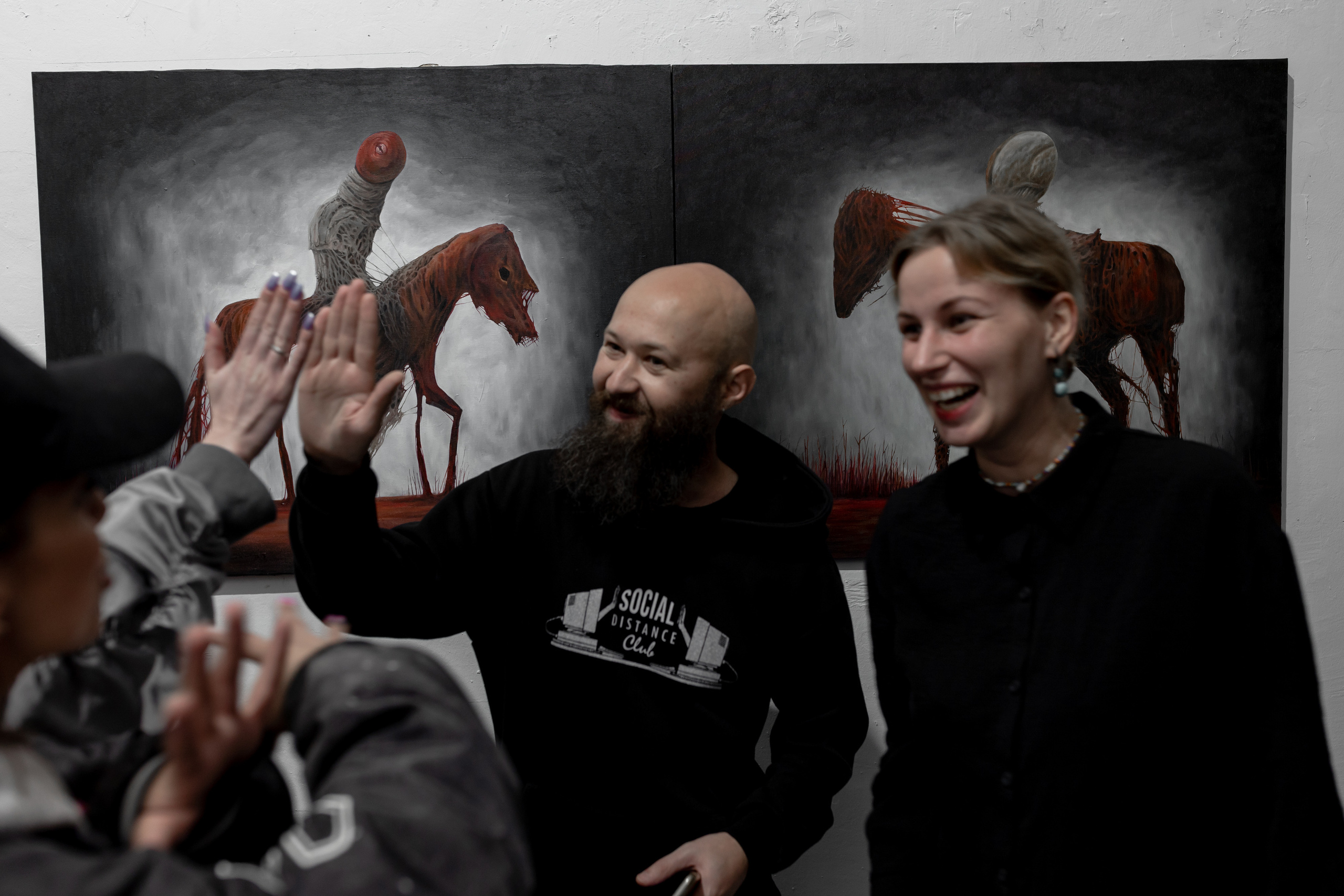 Белград галлерея Magacin. Фотограф и художник Астрахов Павел