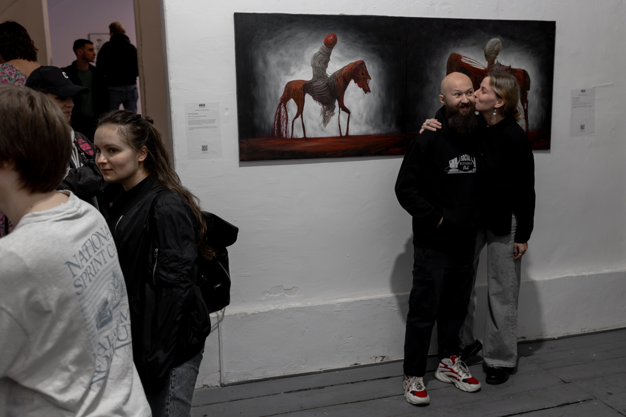 Белград галлерея Magacin. Фотограф и художник Астрахов Павел