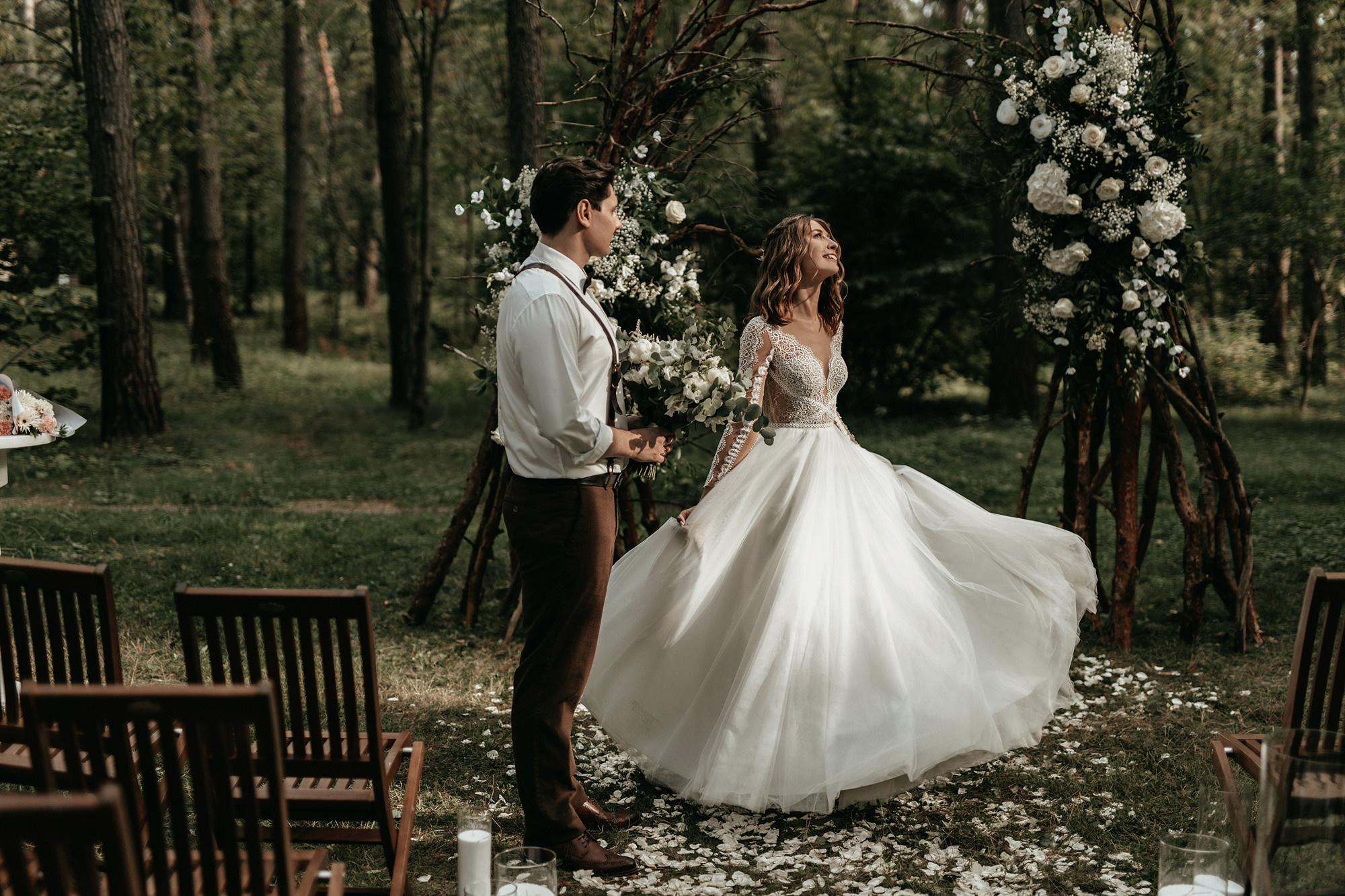 Свадьба в лесу. Фотограф и художник Астрахов Павел