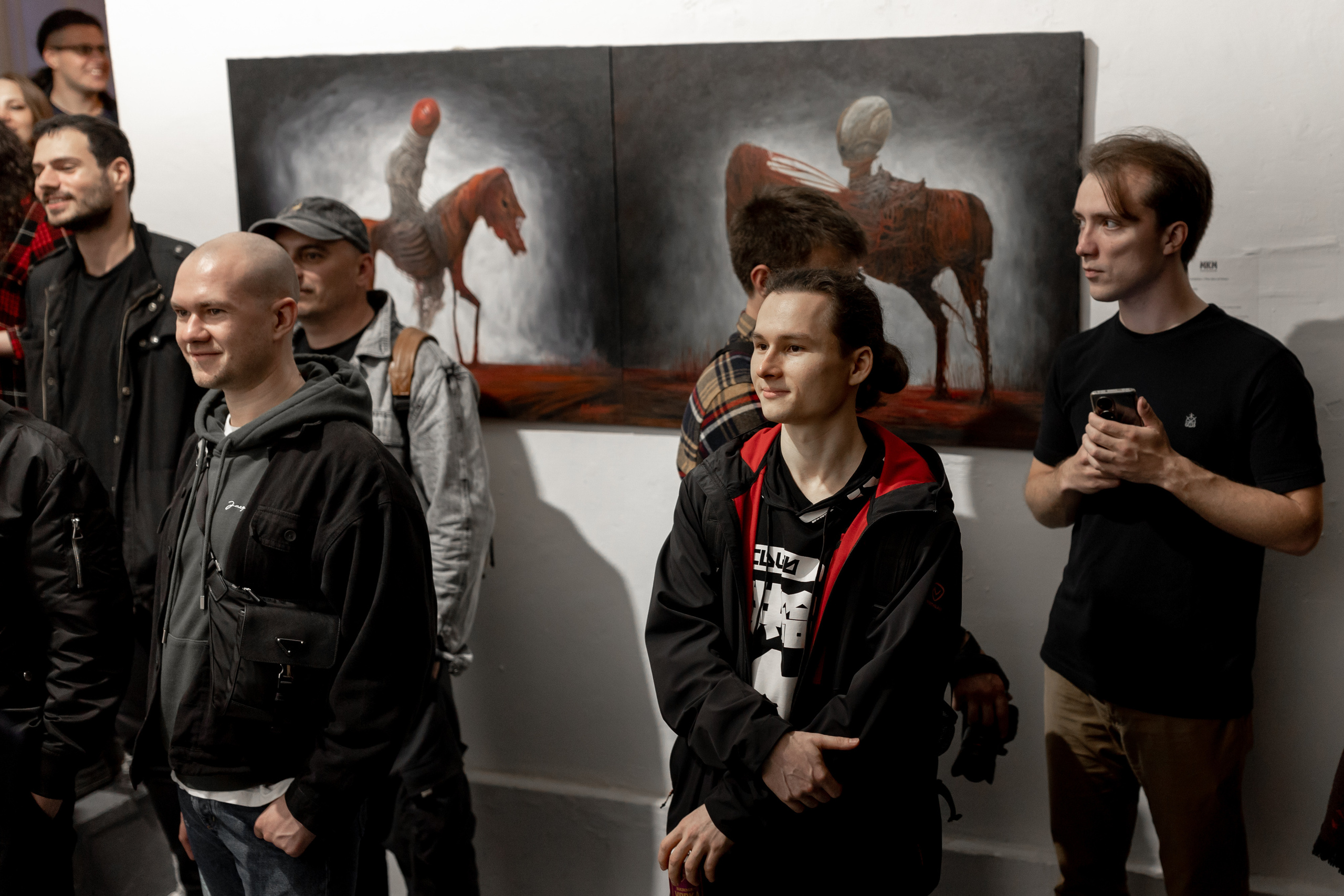 Белград галлерея Magacin. Фотограф и художник Астрахов Павел