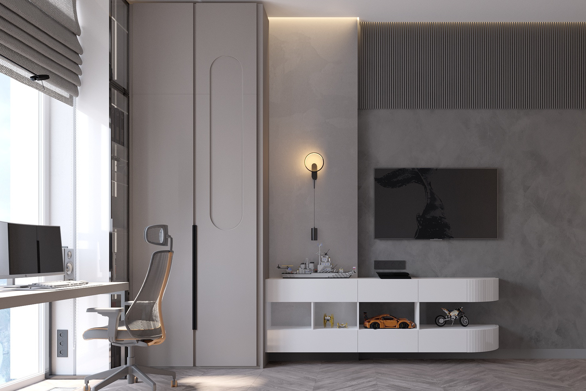 Квартира Кутузов Град. Архитектурно-дизайнерское бюро ROOMS