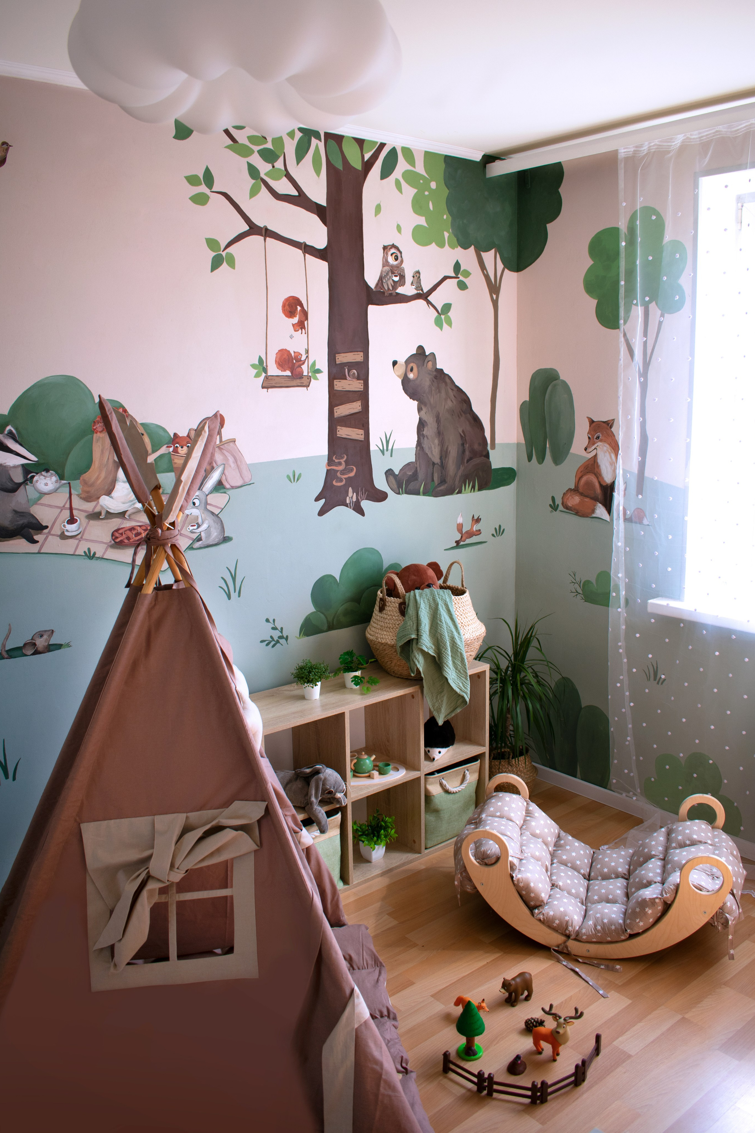 Услуги. Роспись стен и декор в детских комнатах Москва и Подмосковье