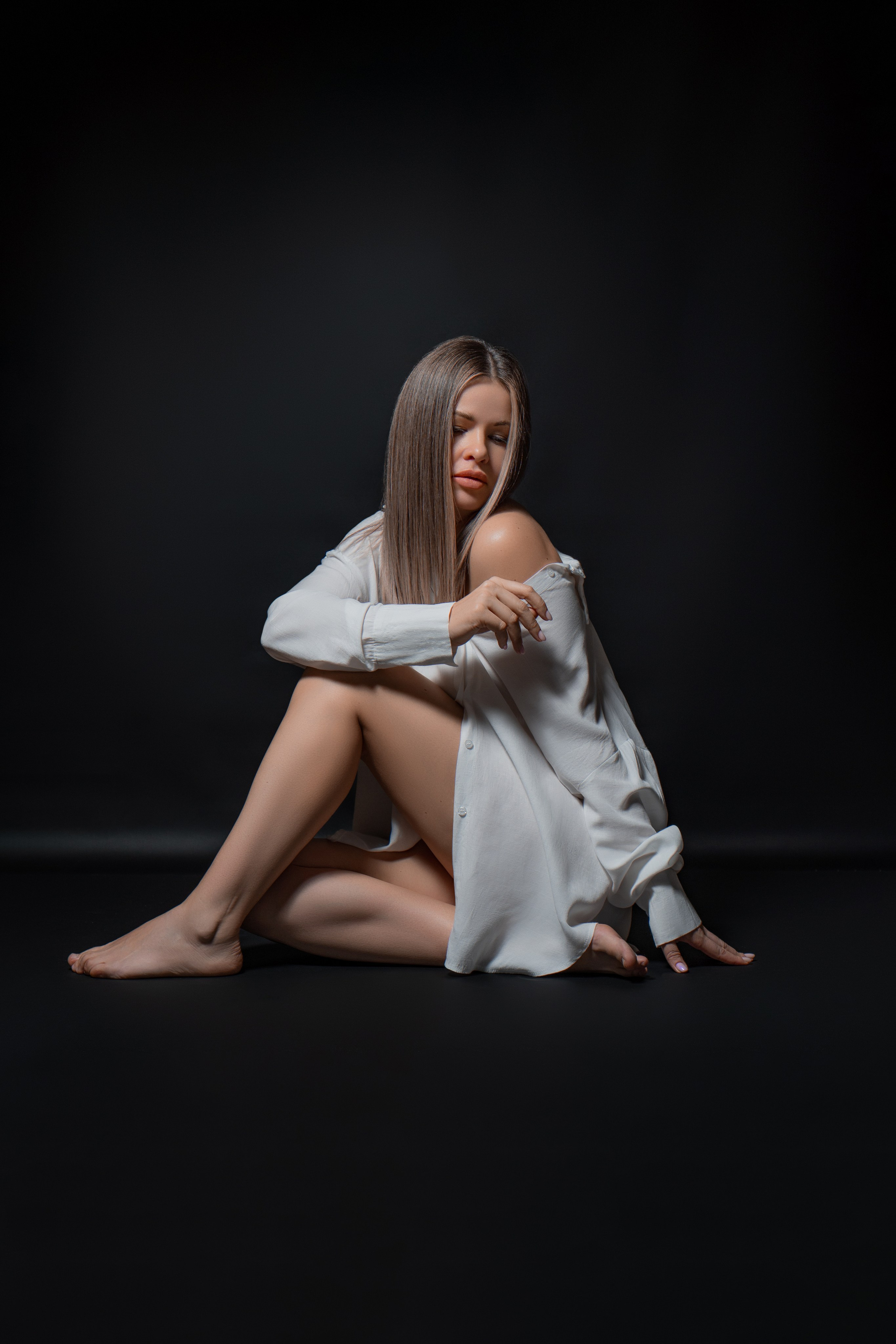 Нежная женская фотосессия