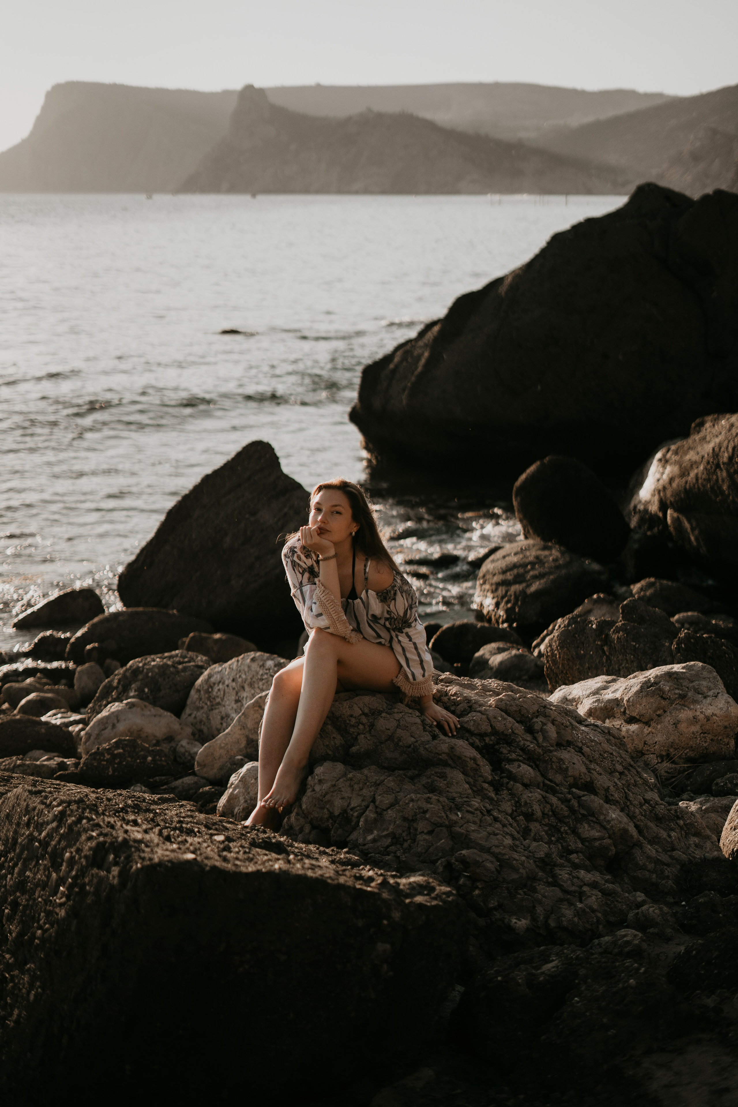 Фотосессия предложения руки и сердца в горах Красной Поляны, нежные и искренние эмоции