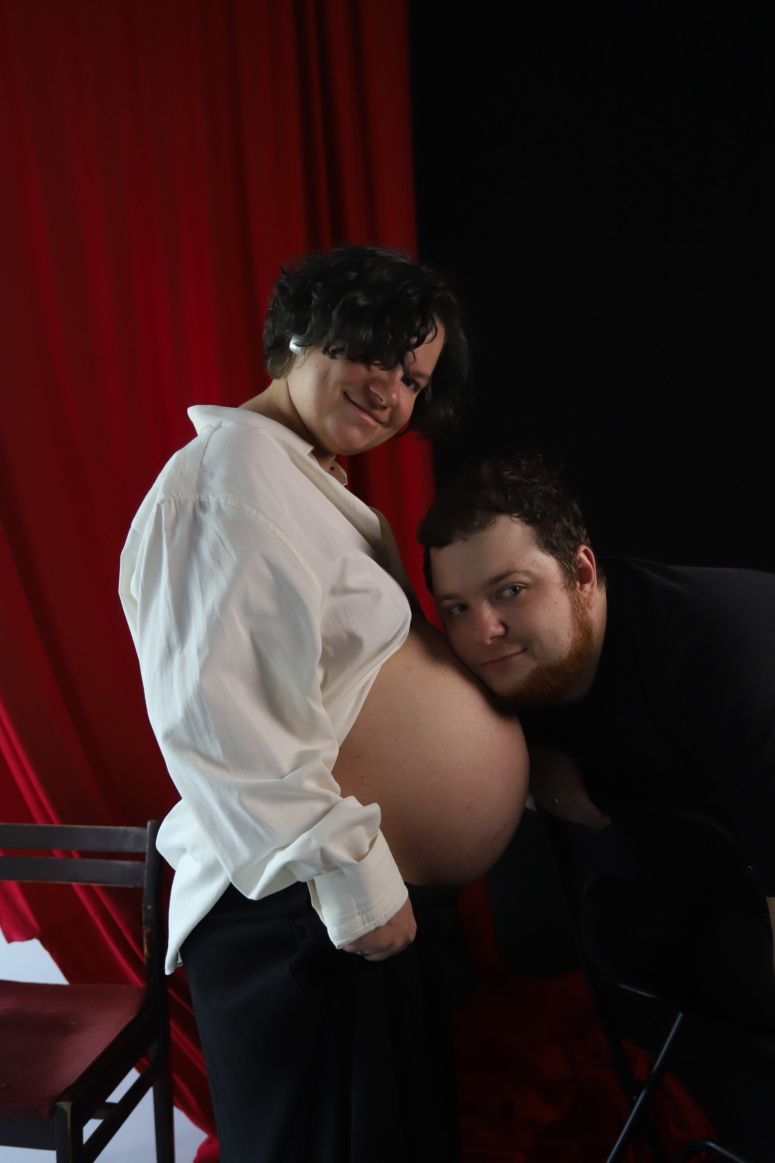 Новый красный фон. Фотостудия UPART