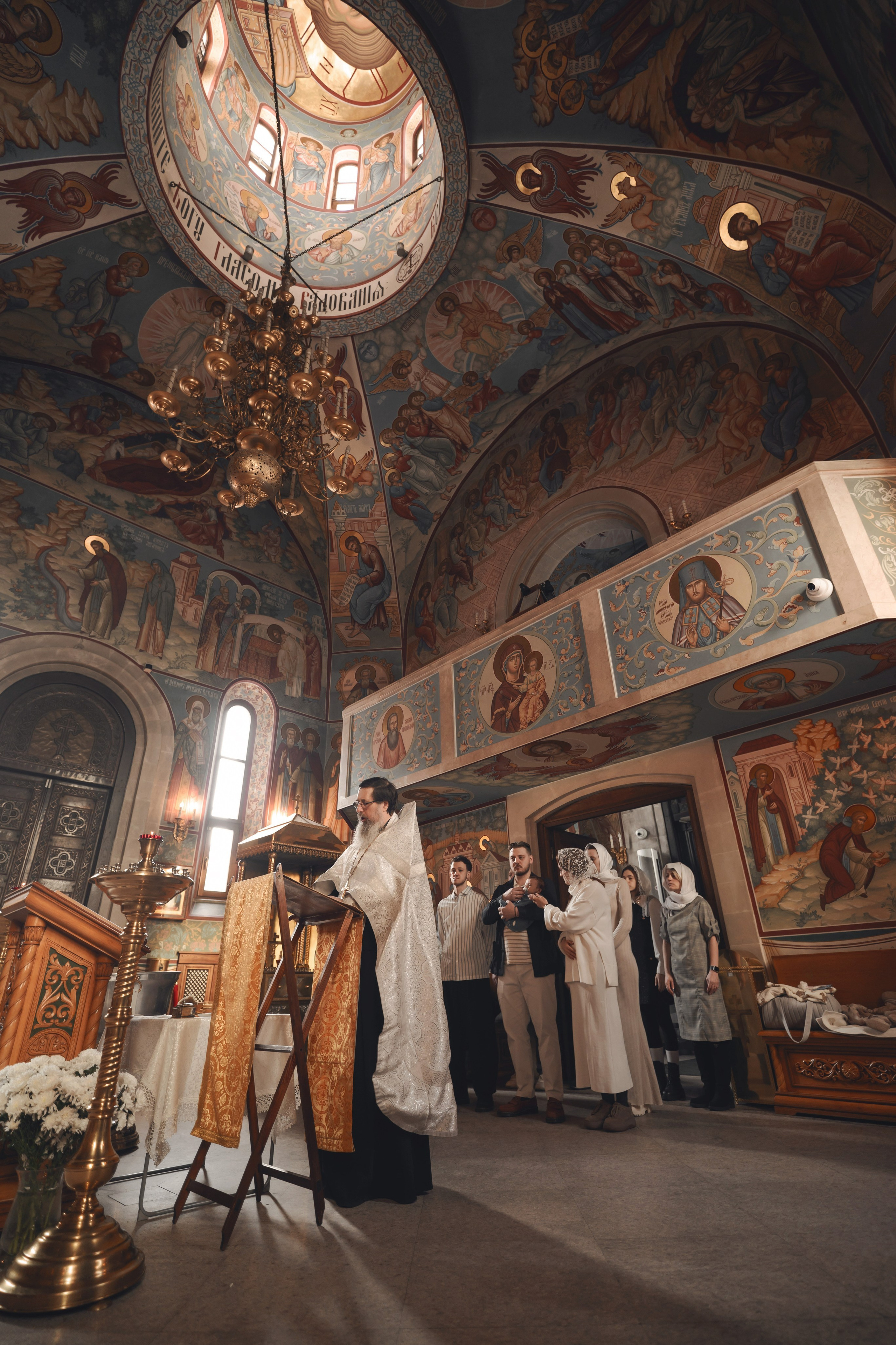 Фотограф на крещение в храме Сергия Радонежского на Окской | Москва