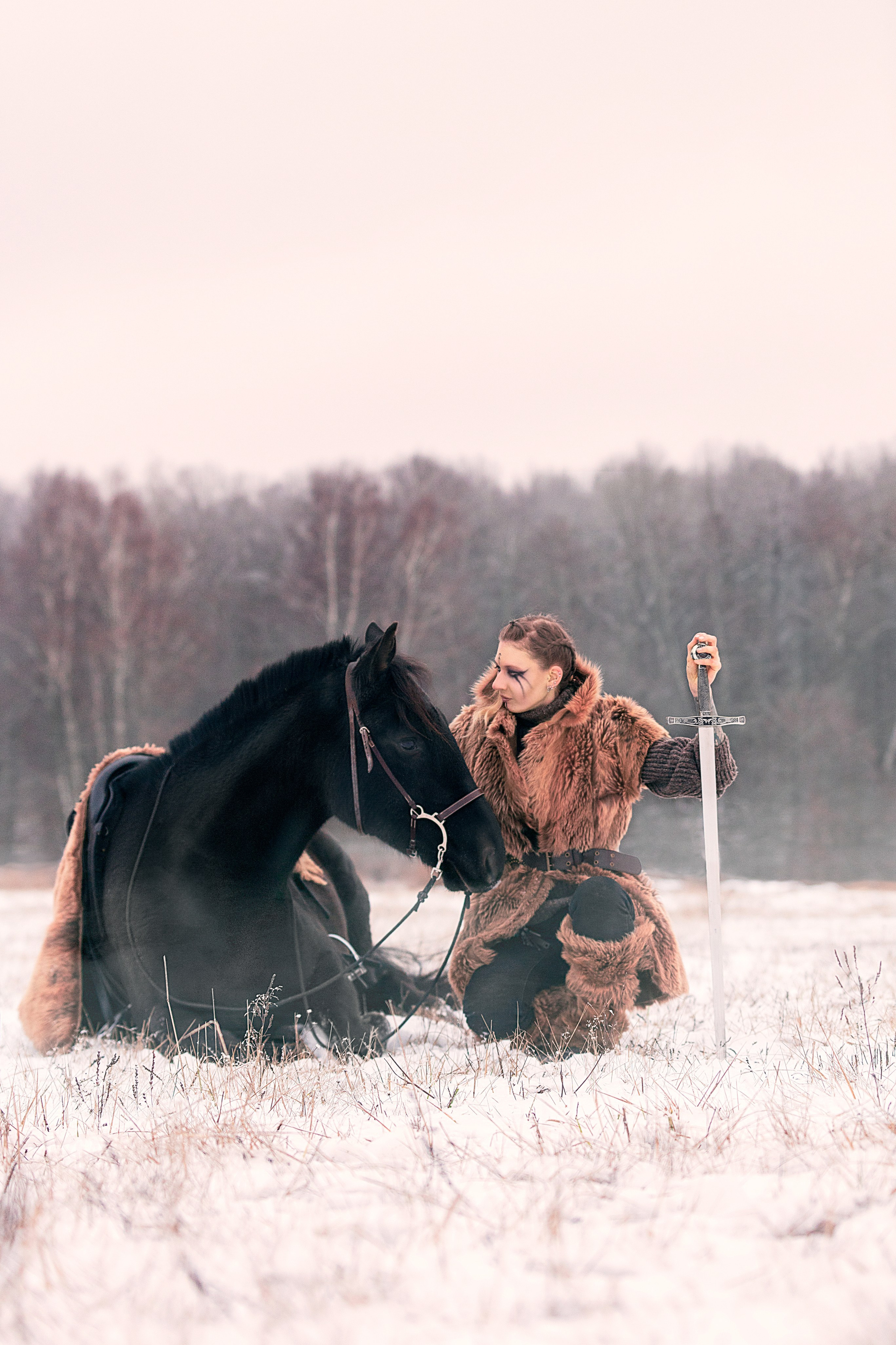 Фотограф в Калуге фотосессии с лошадьми в Калуге Грешнова Ольга