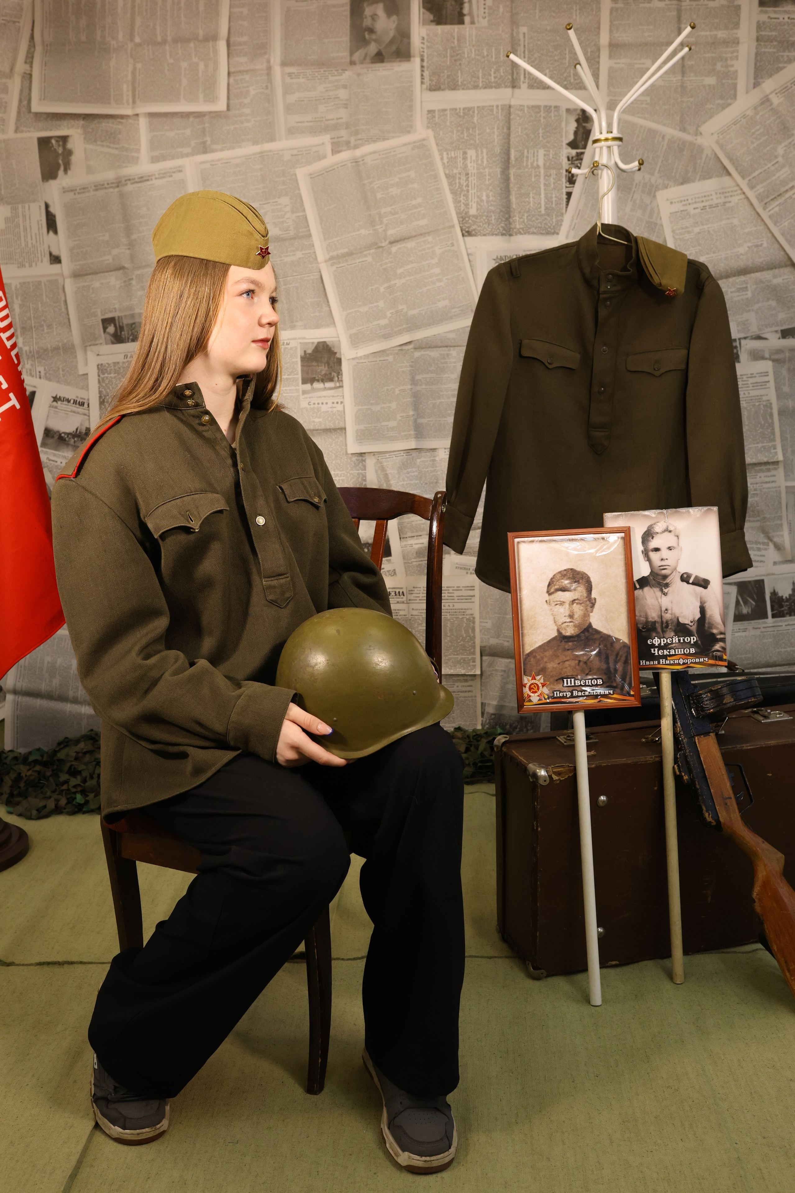 Всероссийский фотопроект «Китель Победы» г. Вилючинск. Ольга Смирнова юрист, фотограф