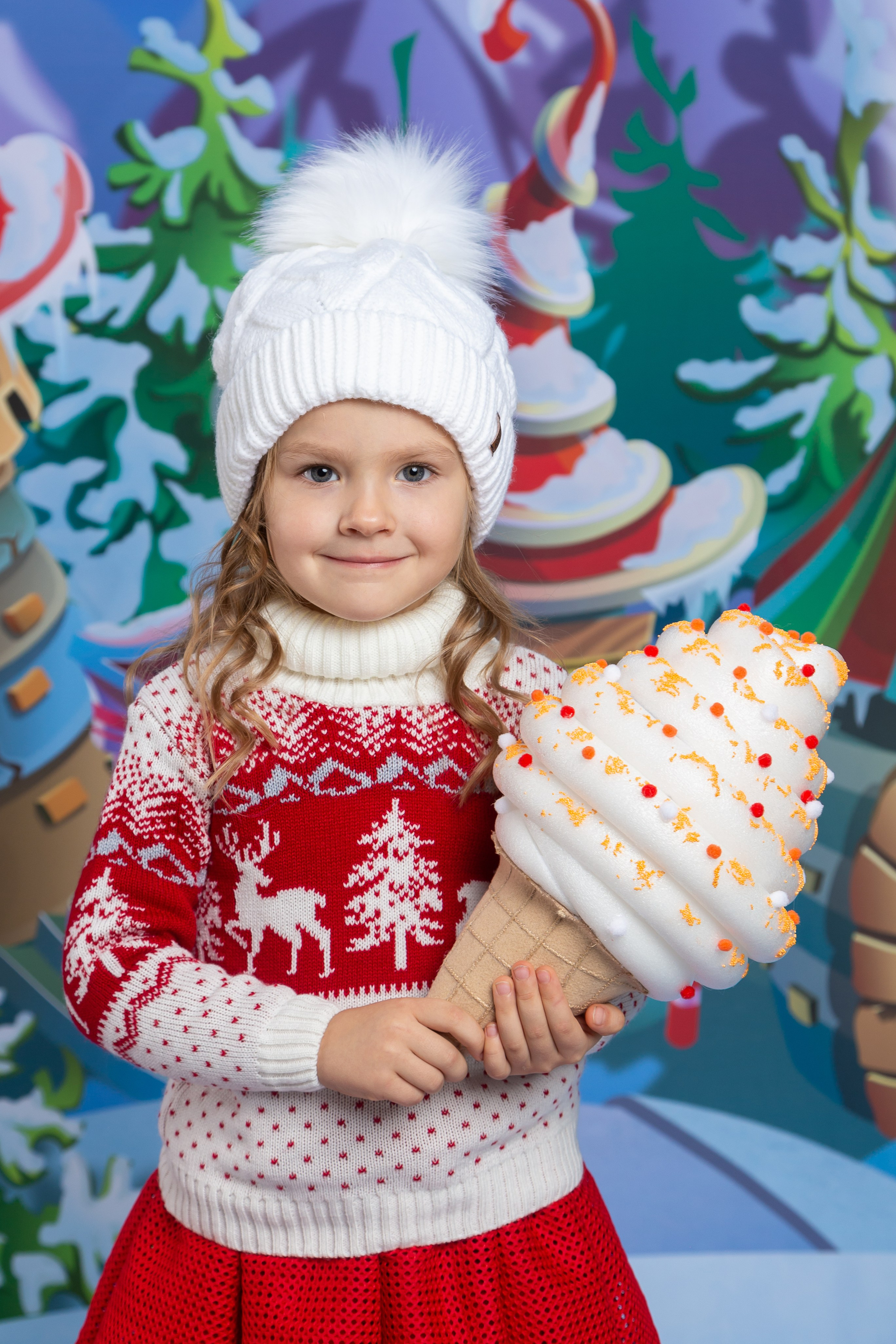 Детский Новогодний фотопроект в декорациях. Темиртау, Караганда.