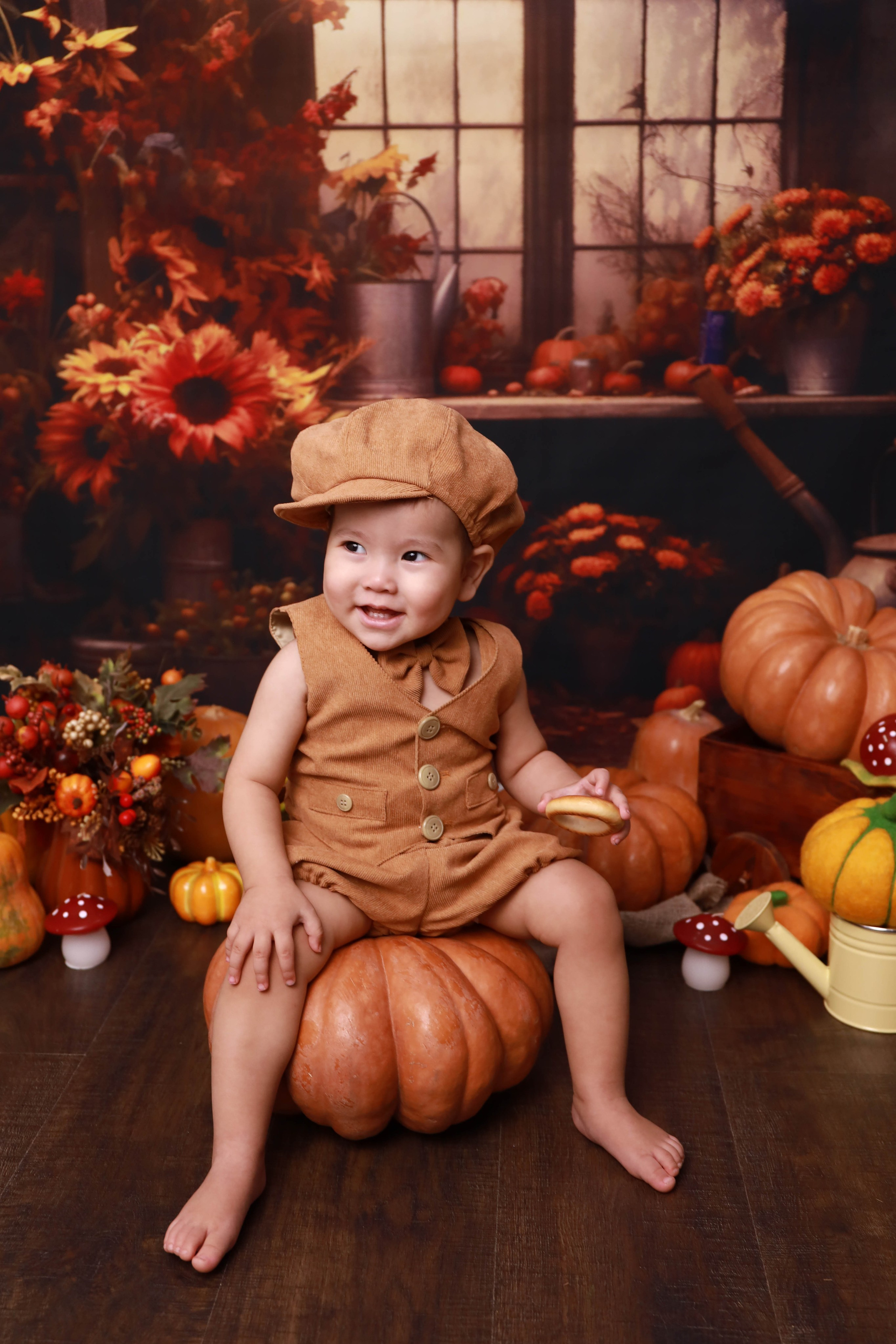 Фотопроект «Осень» для деток от 1 месяца. Фотограф беременности, новорожденных и детей до года в Астане