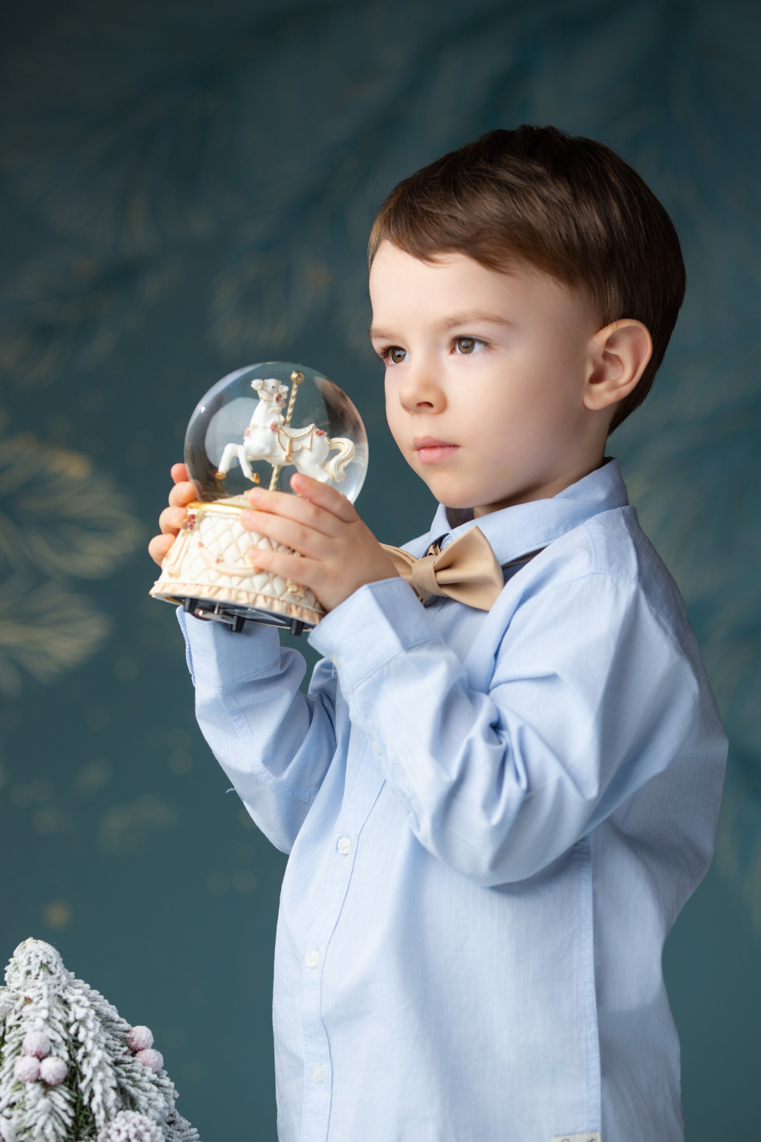 детская зимняя фотосессия с авторскими декорациями, Москва