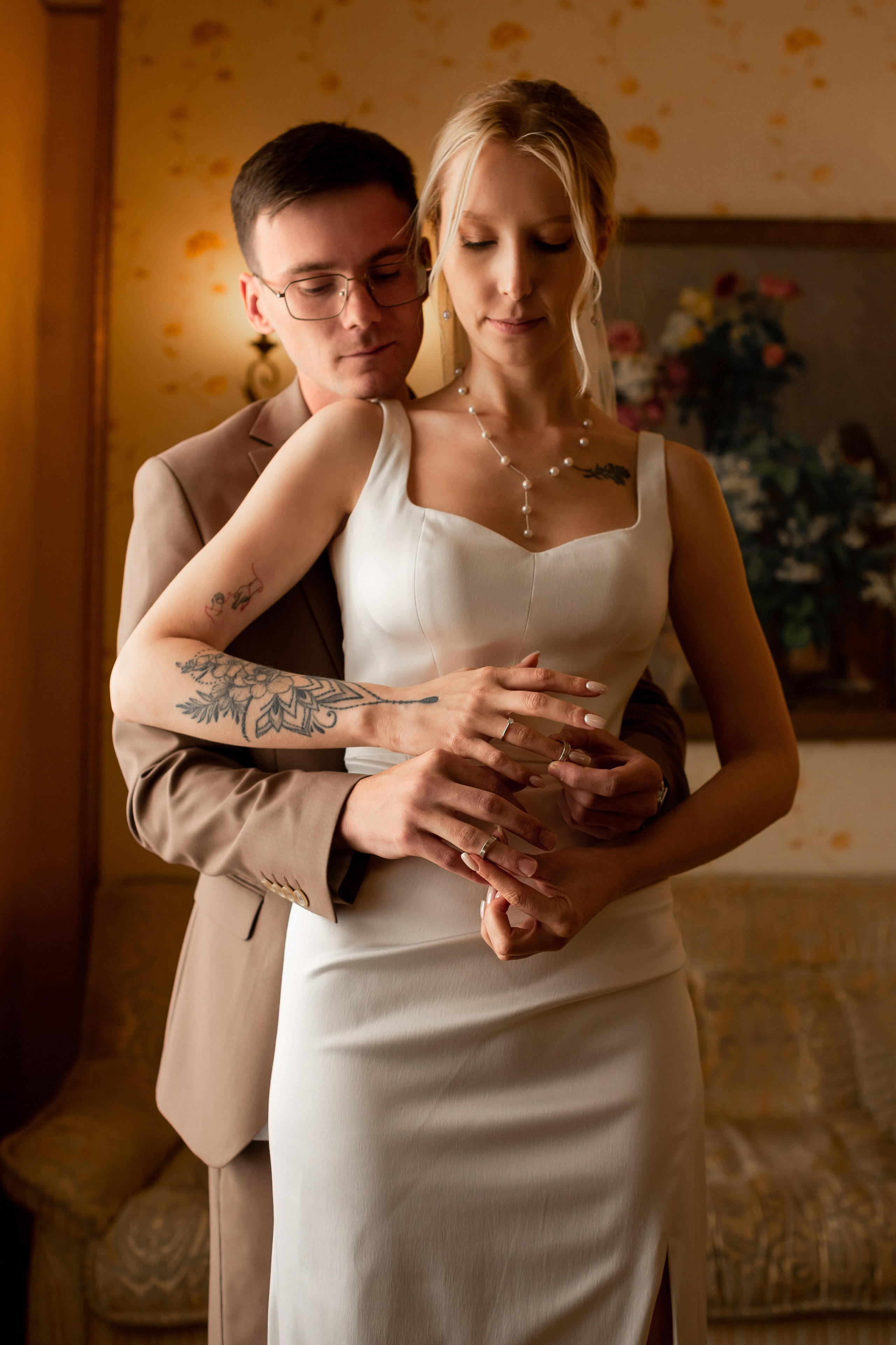 Регистрация брака в загсе Адмиралтейского района. Свадебный фотограф Кирилл Белый