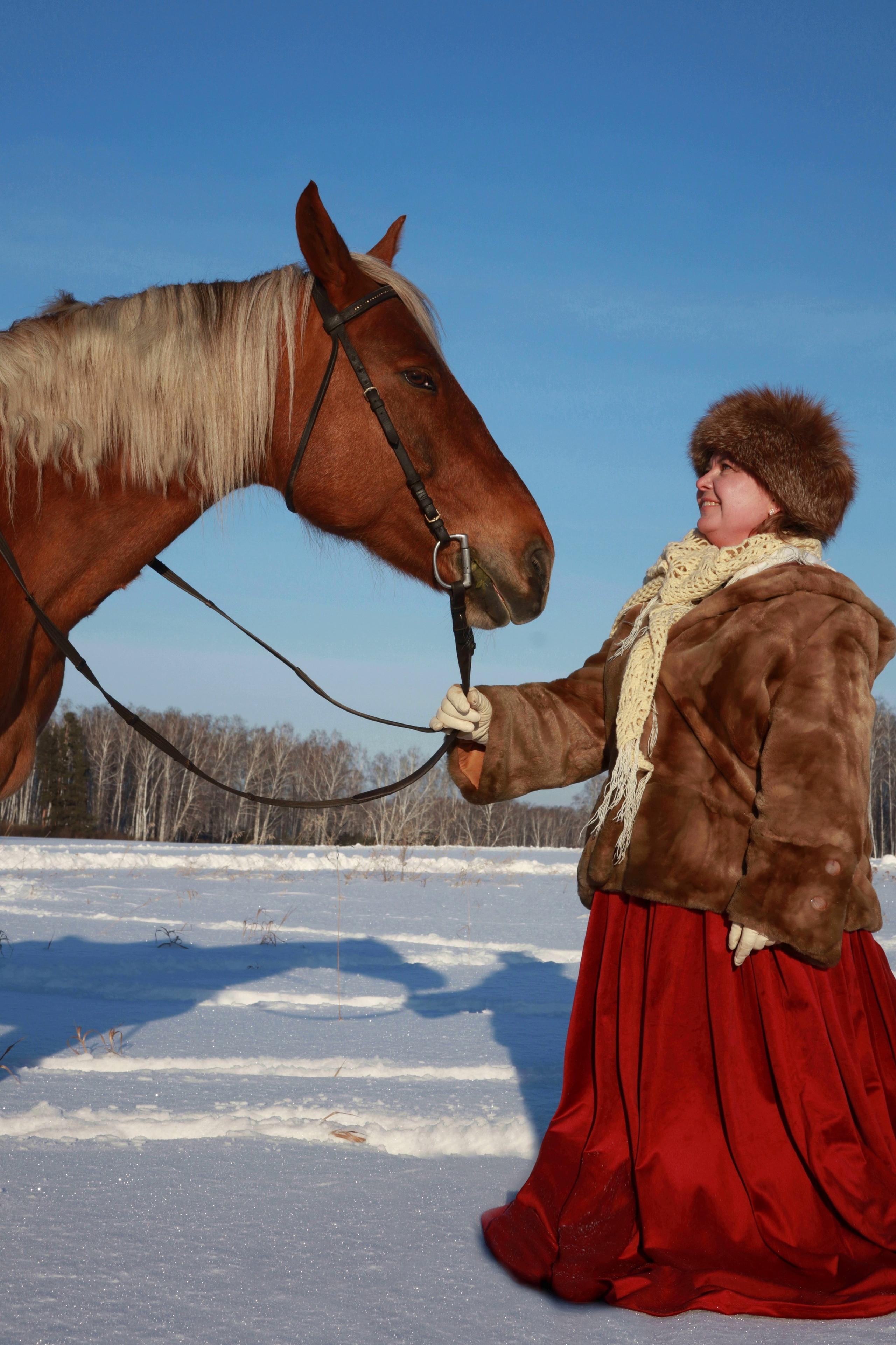 Зимняя конная охота. Фотохудожник Светлана Финадеева. Челябинск
