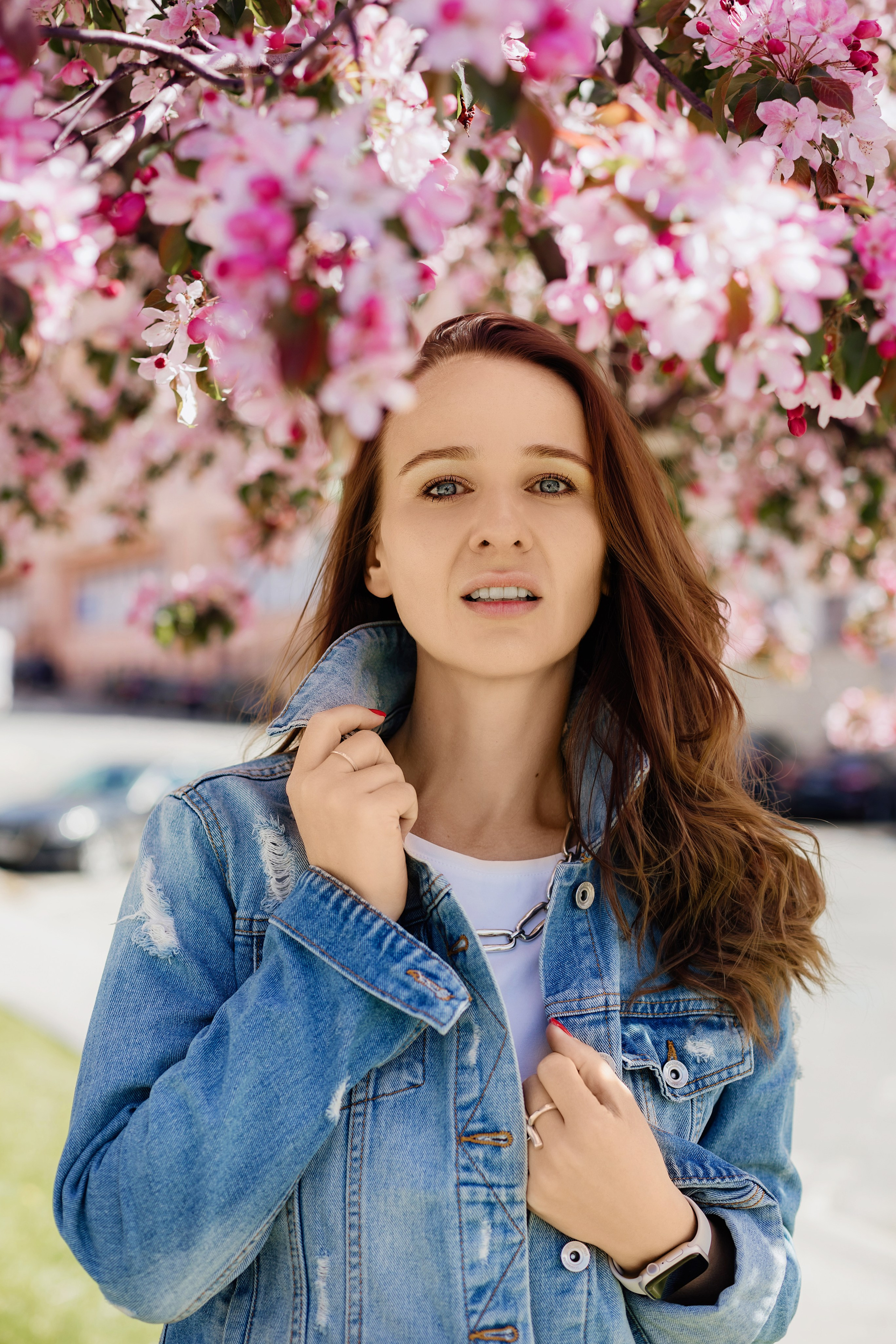 Фотосессия весенняя в парке. Деловая и Бизнес съемка в  Москве Инесса Грушко