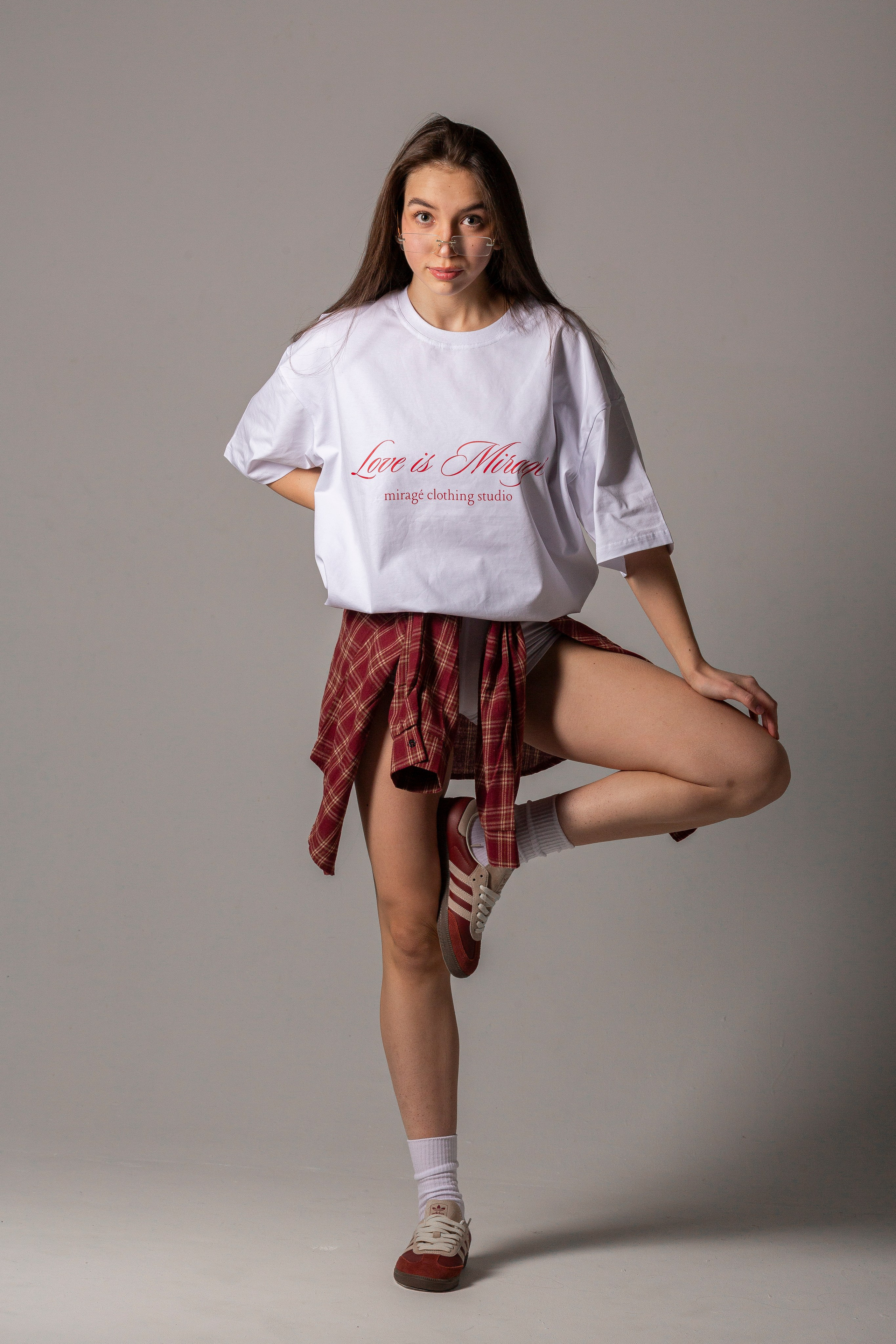 Студийная фотосессия девушки