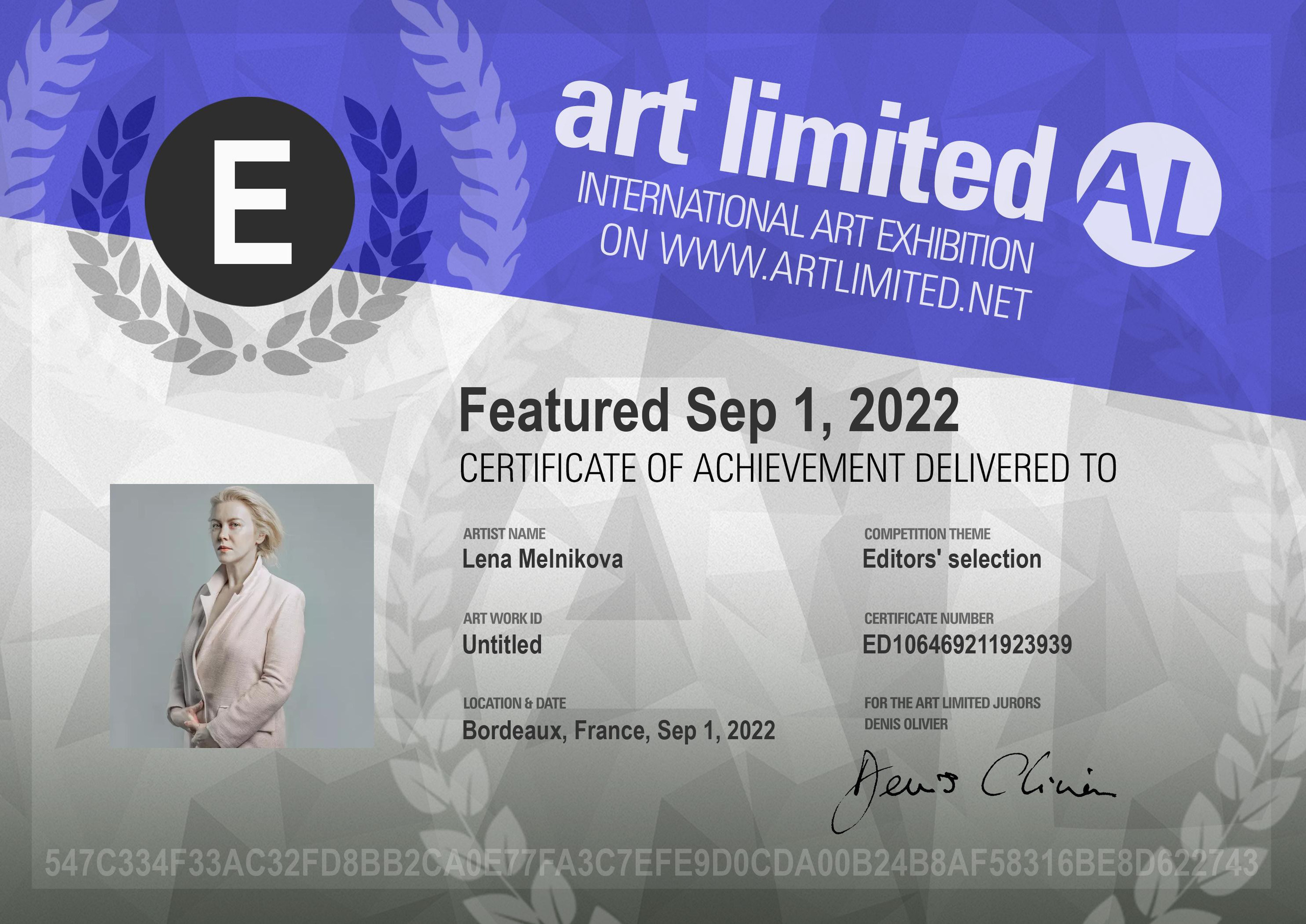 My achievements. Reportage, architectural, fine art photographer Lena Melnikova in Moscow