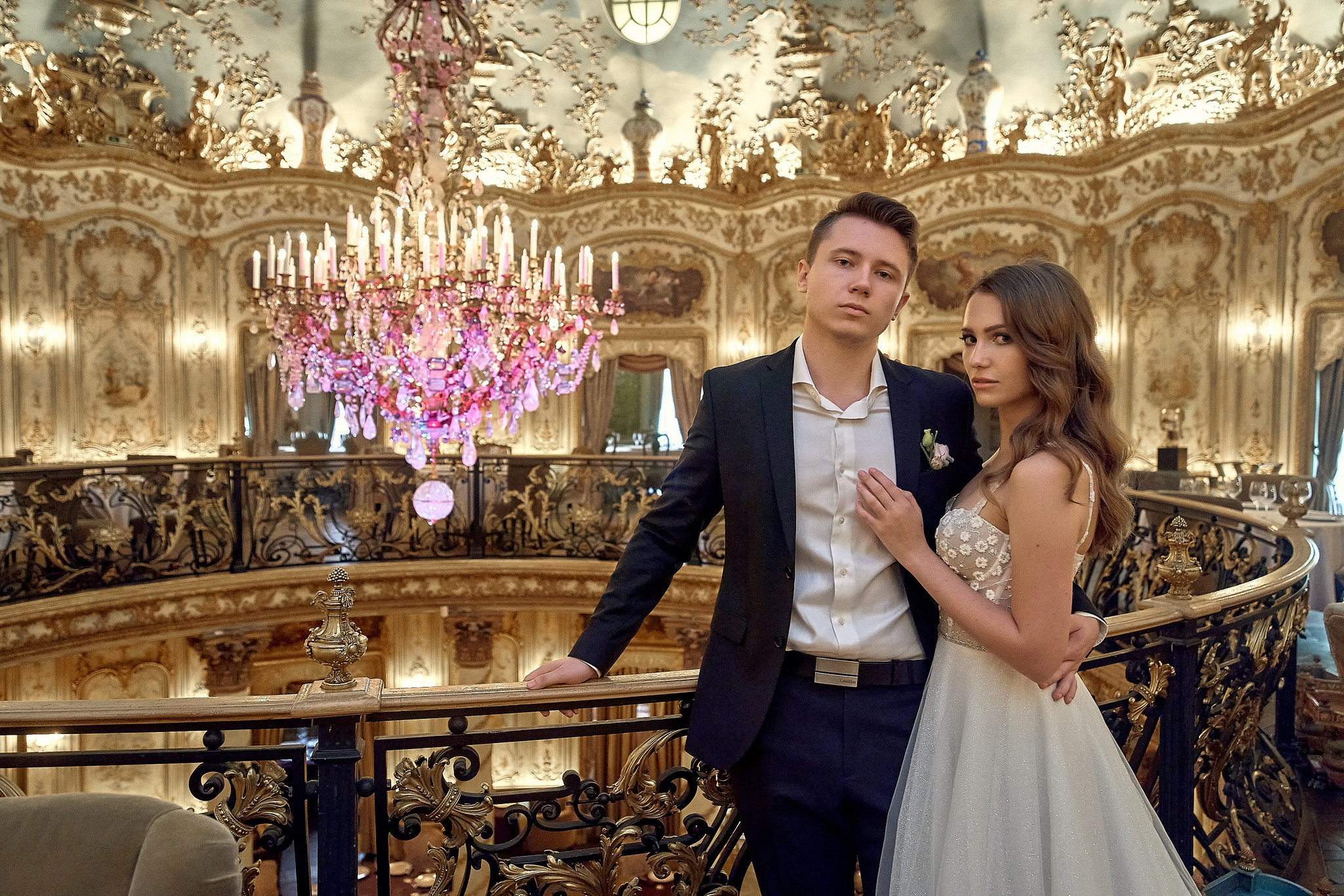 Портрет жених и невесты в ресторане Турандот Свадебный фотограф в Москве Сергей Гаварос. Фотограф на свадьбу в Москве