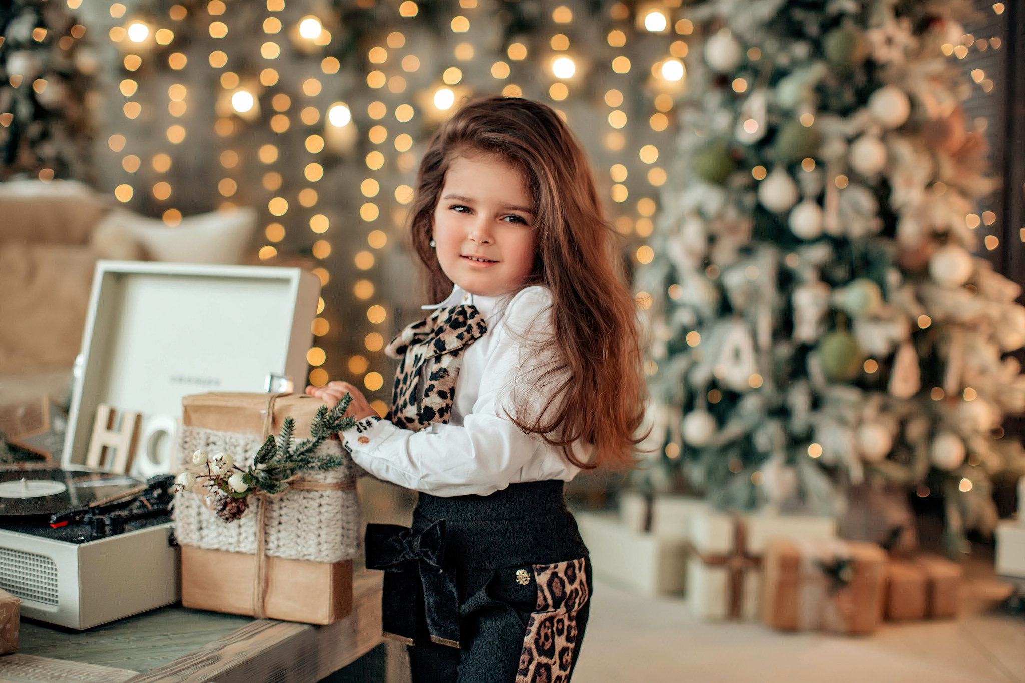 Новый год 2021. Детский и семейный фотограф с животными в Москве Гурьева Надежда