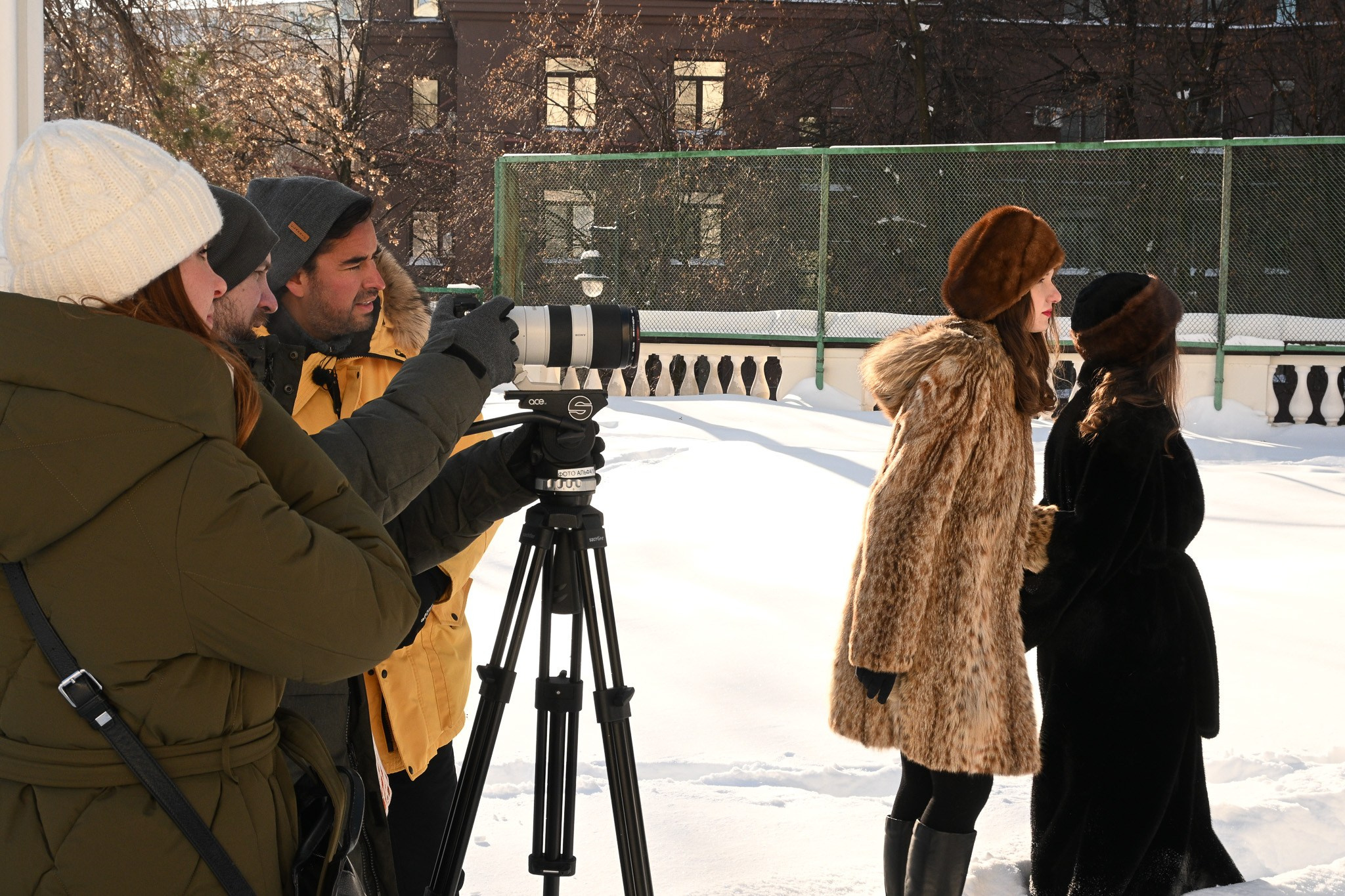 съемка тв передачи в ретро стиле