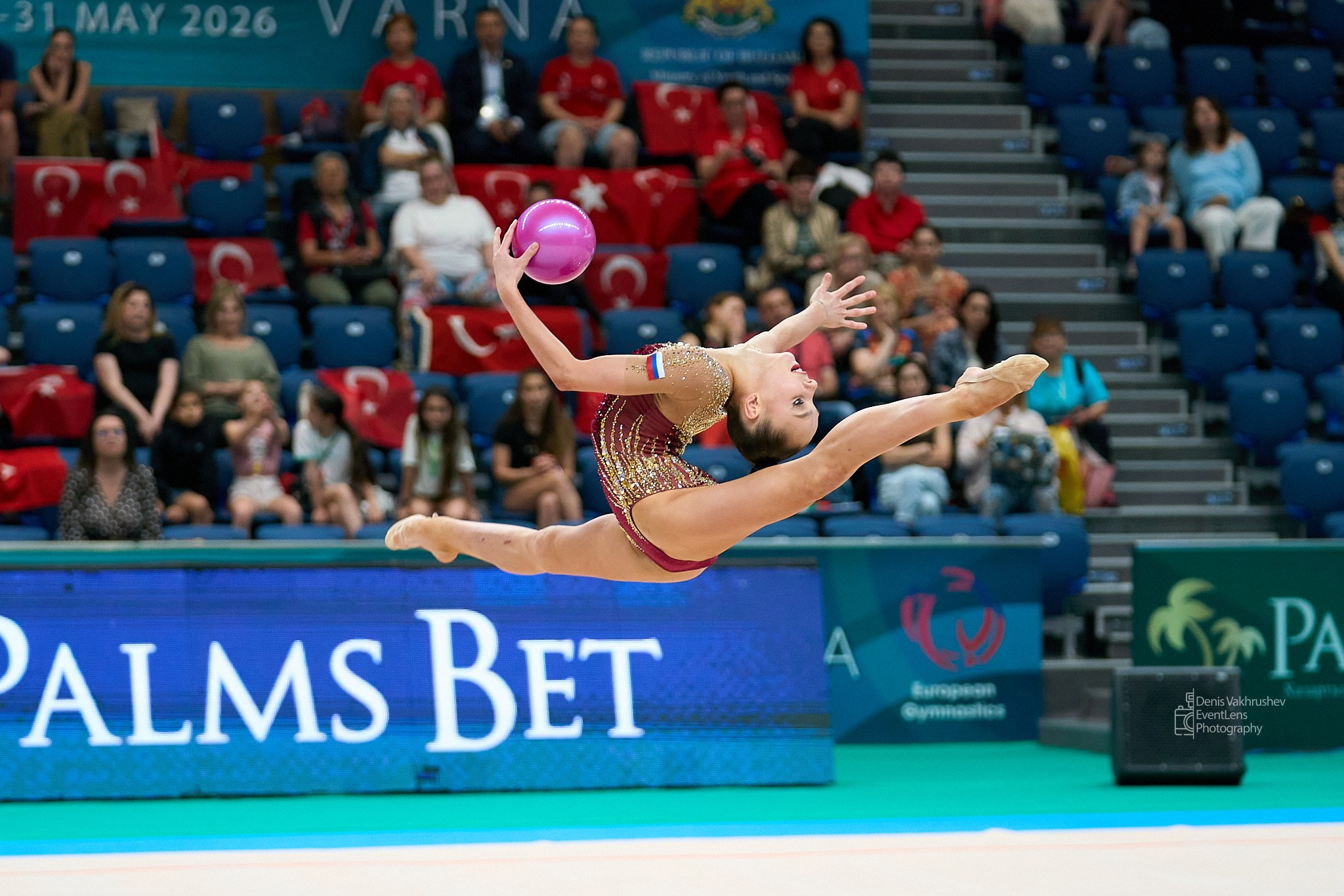 Varna Rhythmic Gymnastics European Championships 2026. Event Lens Photo | @deevaden