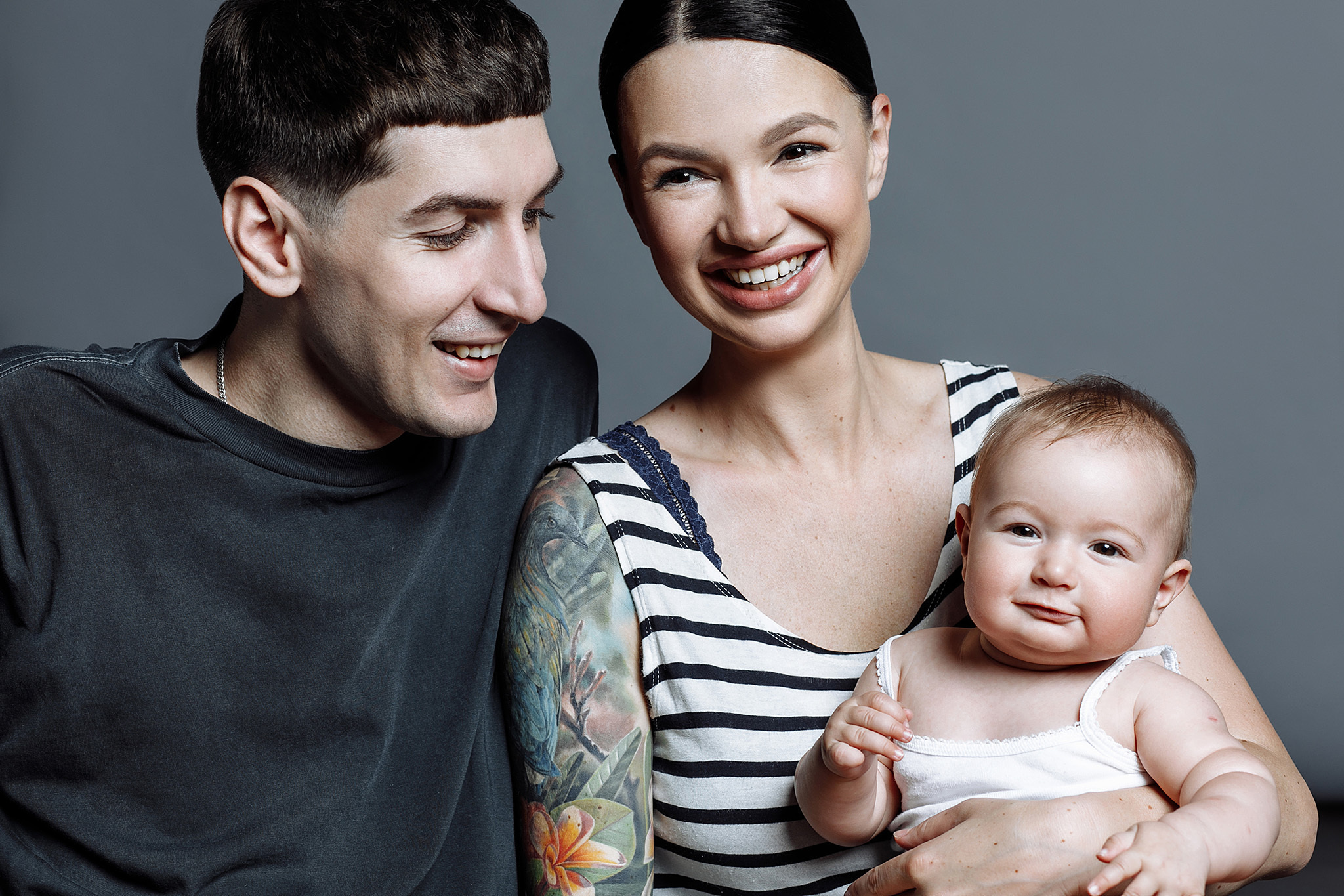 Таня, Саша, Мила. Семейная съемка. Фотограф Игорь Цаплин