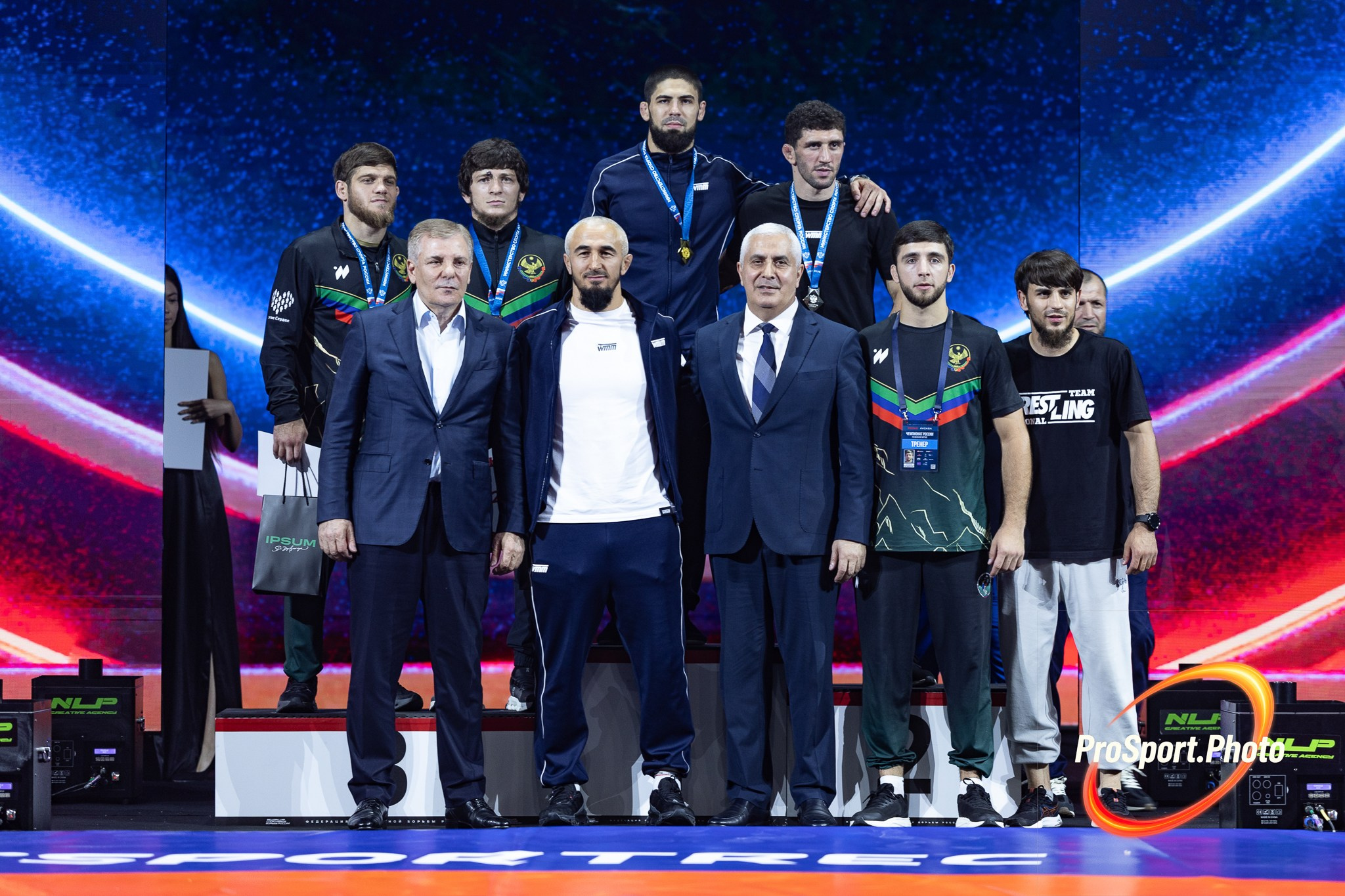 Награждение чемпионов России по вольной борьбе-2026