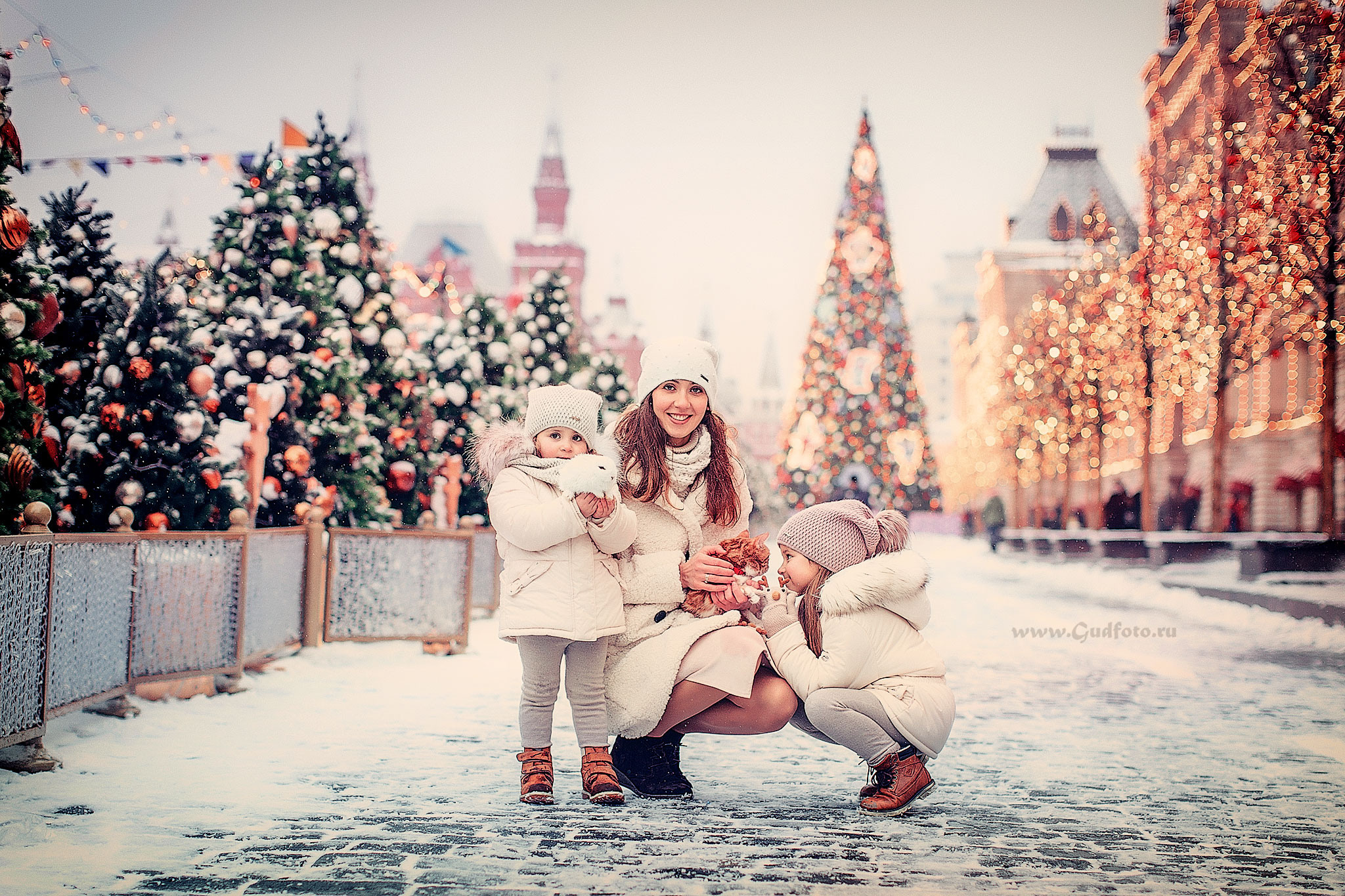 Новый год 2021. Детский и семейный фотограф с животными в Москве Гурьева Надежда