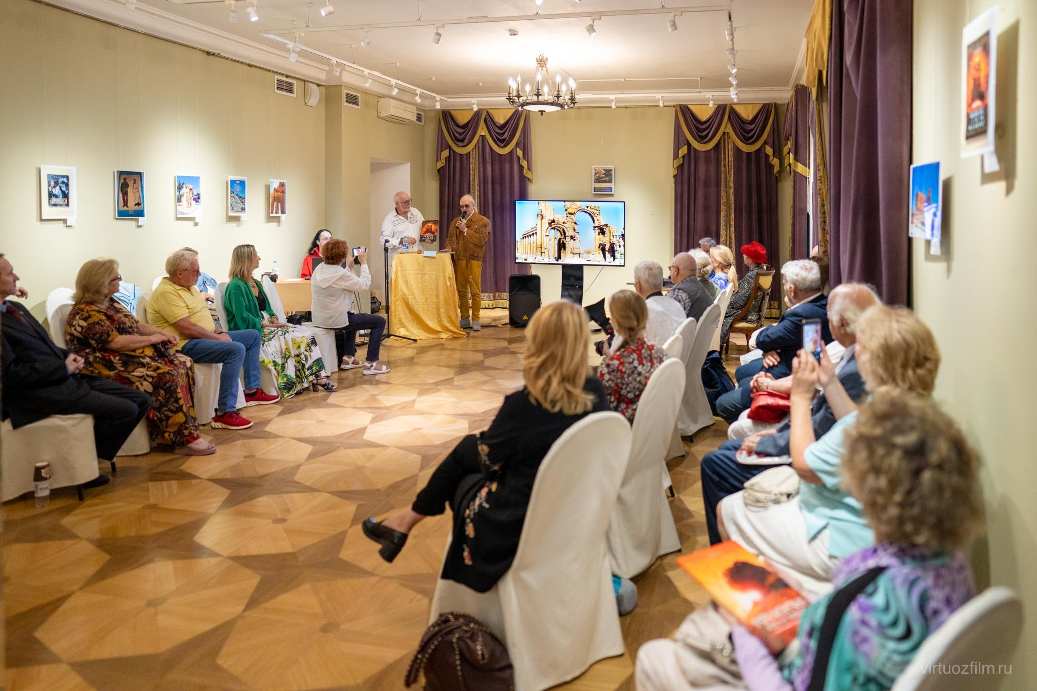 Съёмка творческой встречи с Андрэ Роллана