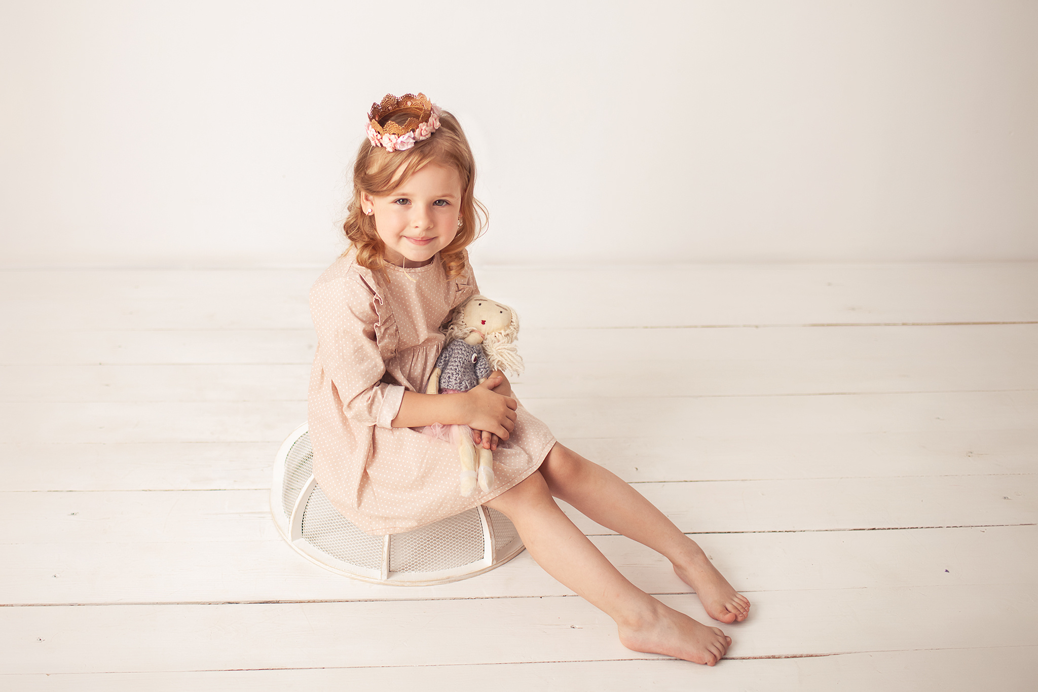 Детский портрет четырёхлетней Даши. Детский фотограф в Самаре