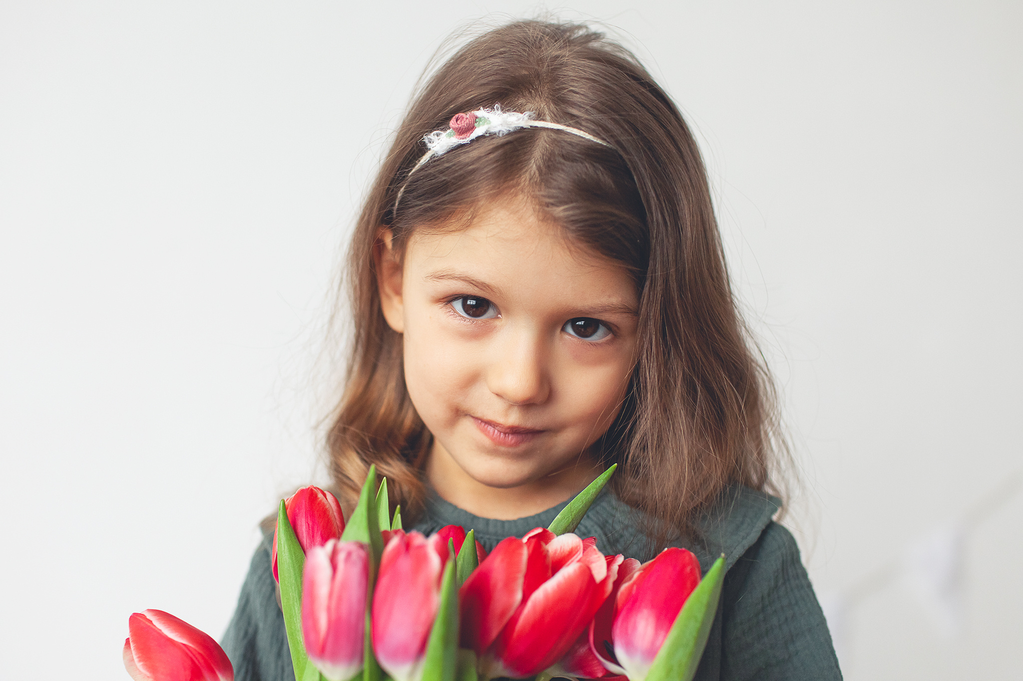 Весенний "Детский портрет" для маленькой четырёхлетней принцессы в Bab. Детский фотограф в Самаре