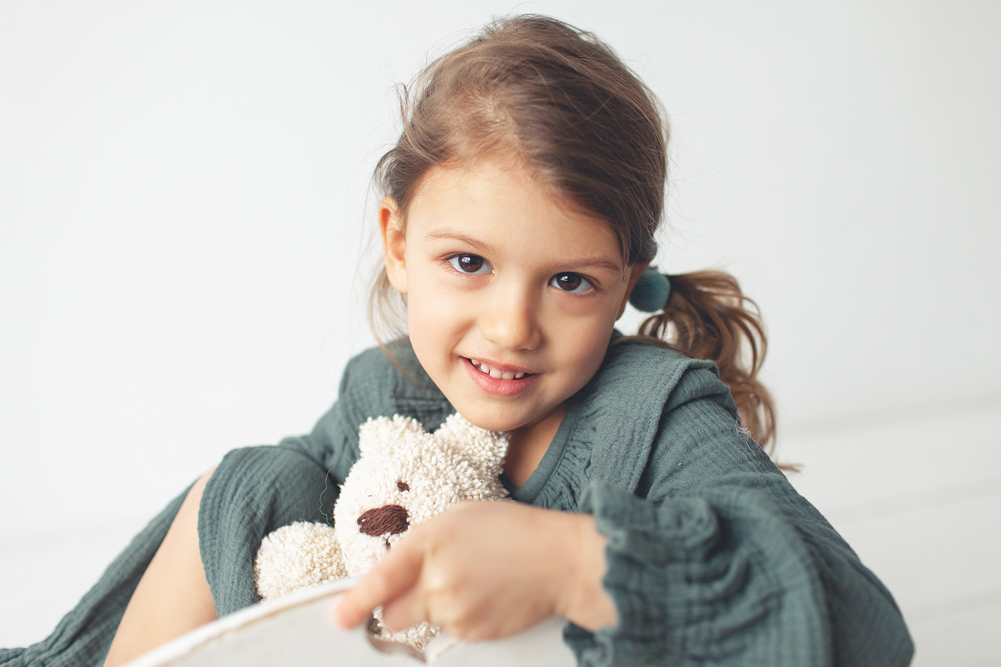 Весенний "Детский портрет" для маленькой четырёхлетней принцессы в Bab. Детский фотограф в Самаре