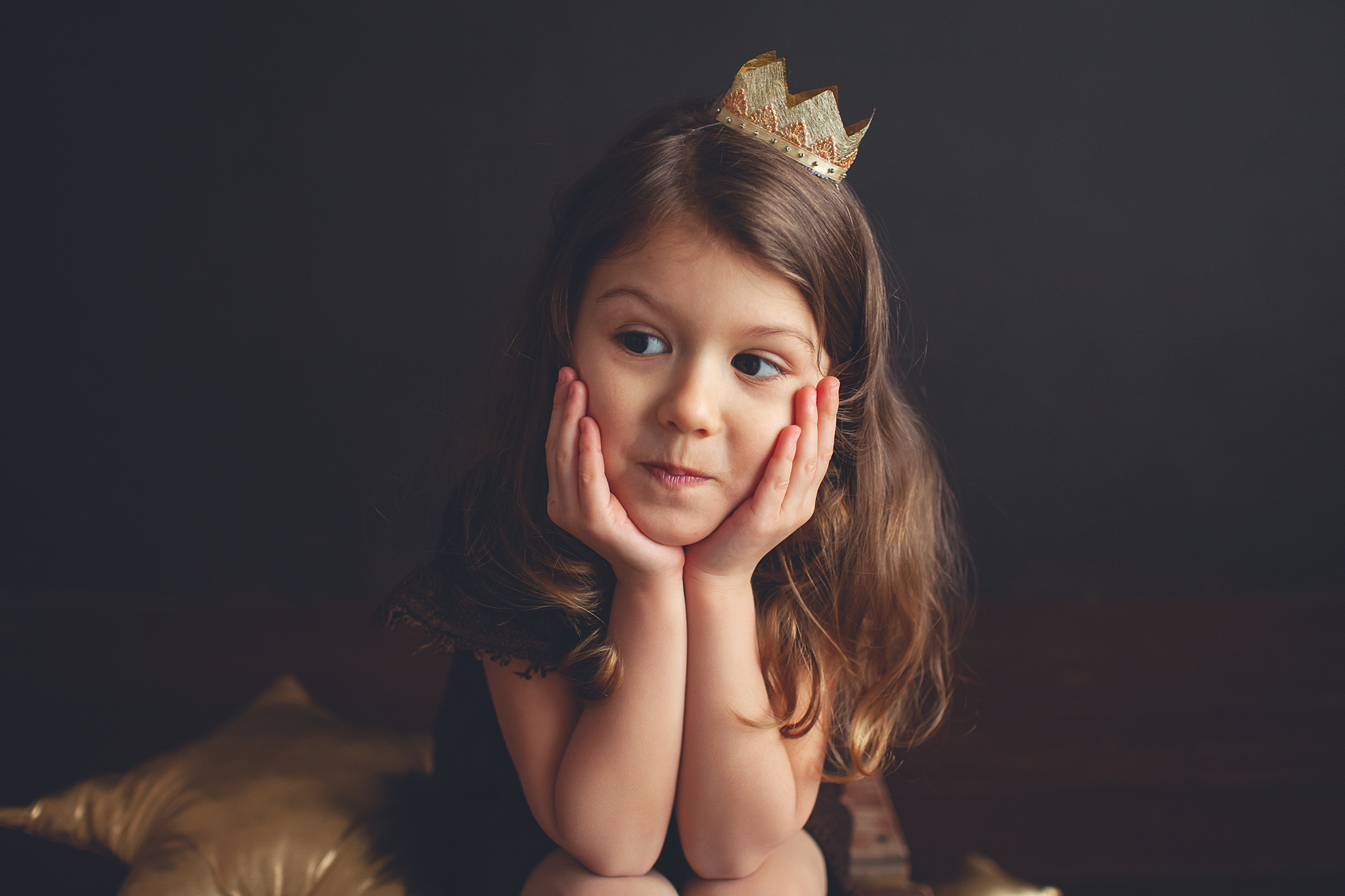 Весенний "Детский портрет" для маленькой четырёхлетней принцессы в Bab. Детский фотограф в Самаре