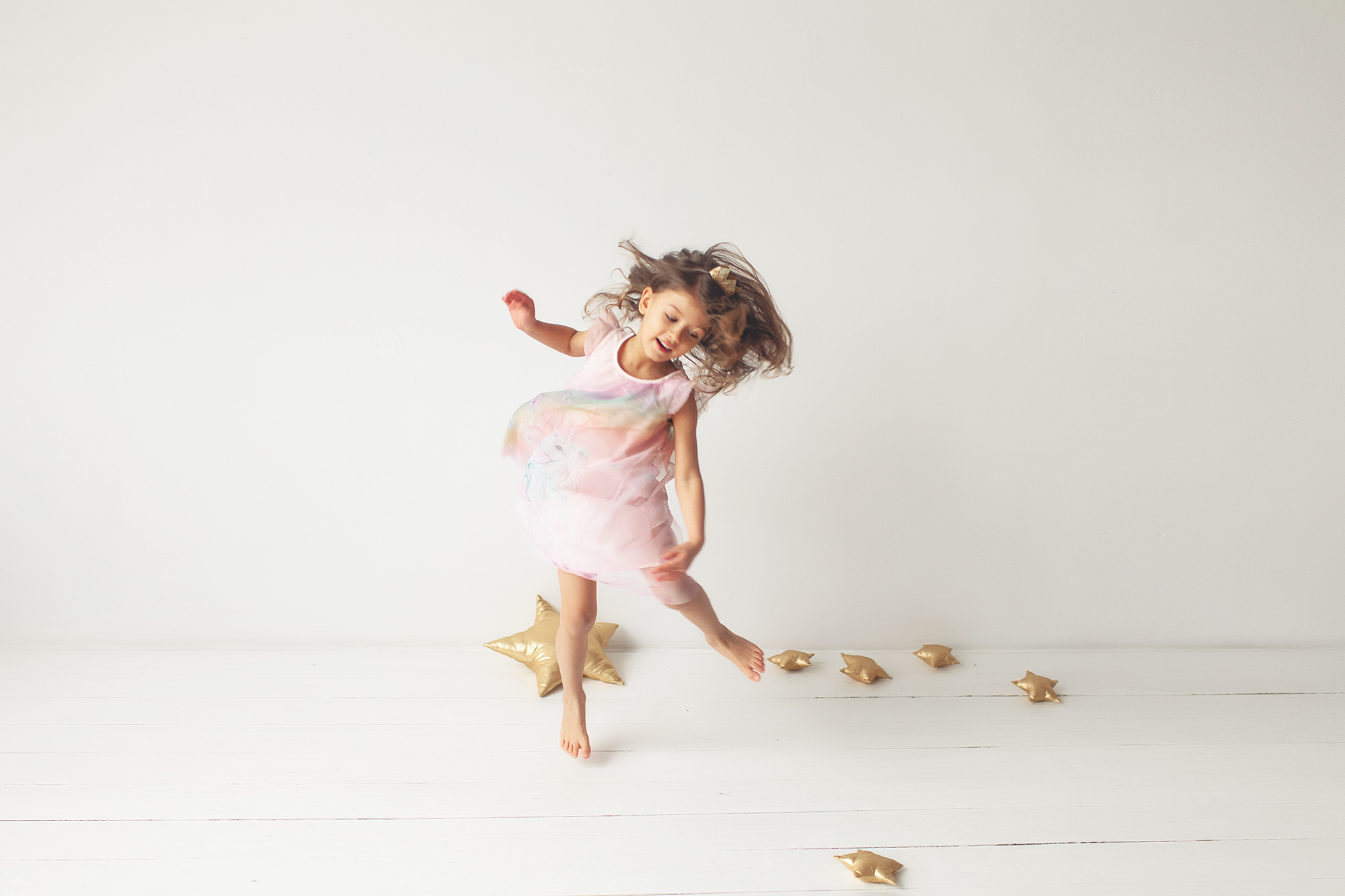 Весенний "Детский портрет" для маленькой четырёхлетней принцессы в Bab. Детский фотограф в Самаре