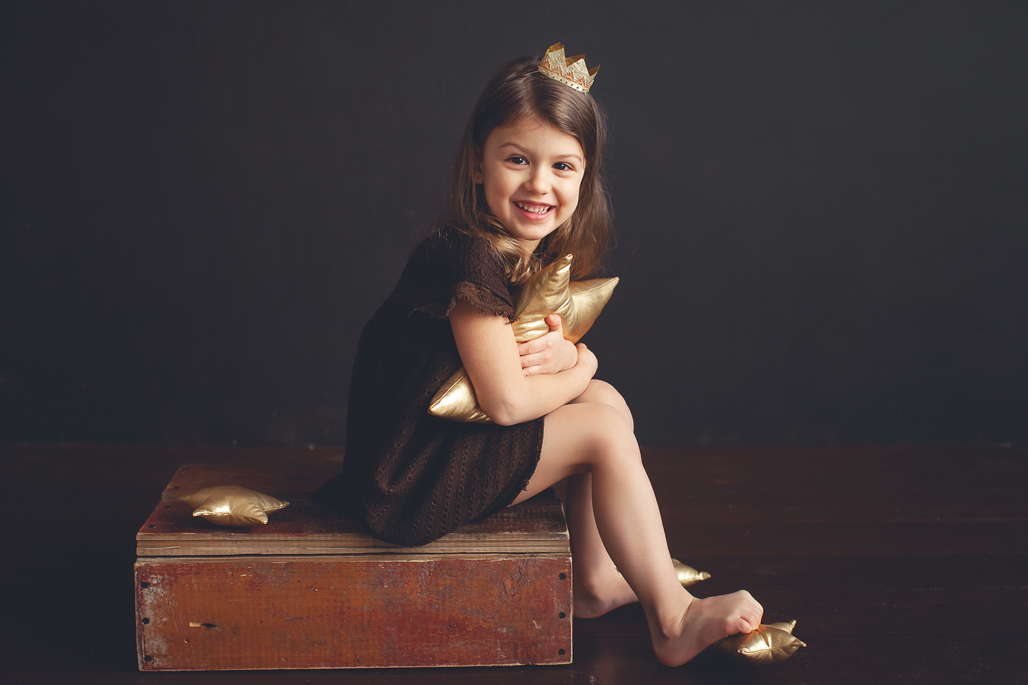 Весенний "Детский портрет" для маленькой четырёхлетней принцессы в Bab. Детский фотограф в Самаре