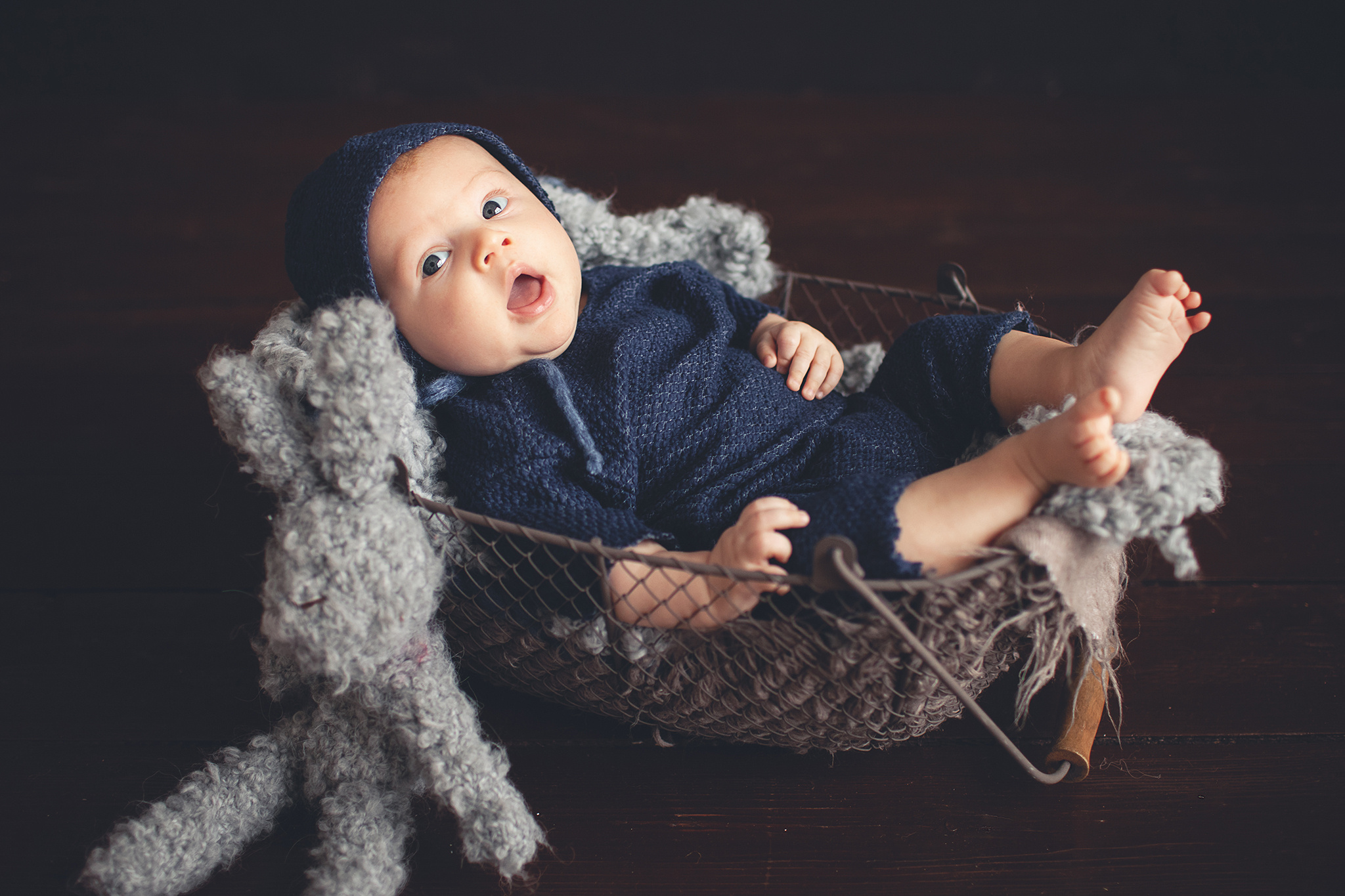 Фотосессия трёхмесячного малыша. Детский фотограф в Самаре