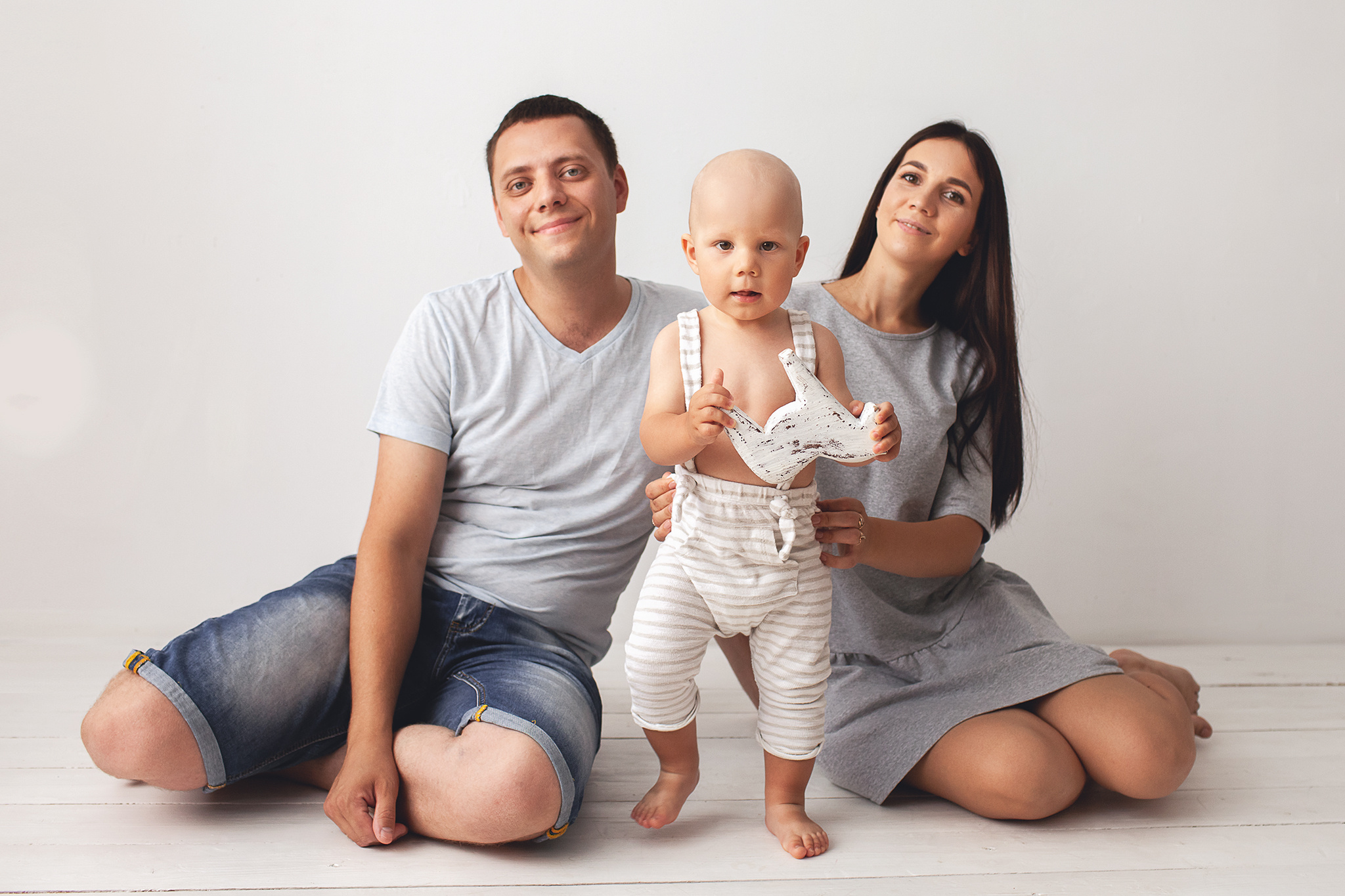 Первый День рождения Кирюши в Baby look studio. Детский фотограф в Самаре