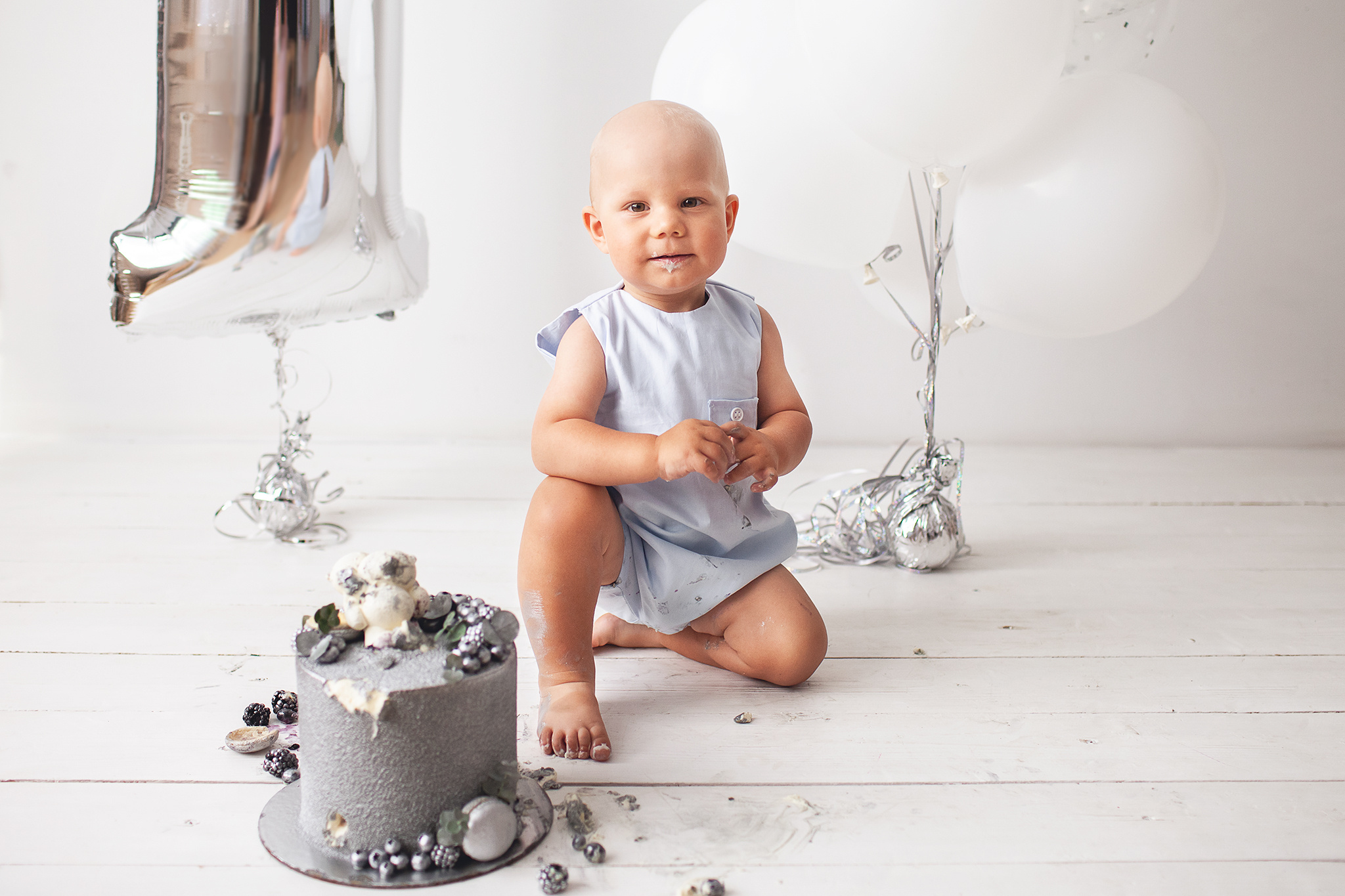 Первый День рождения Кирюши в Baby look studio. Детский фотограф в Самаре