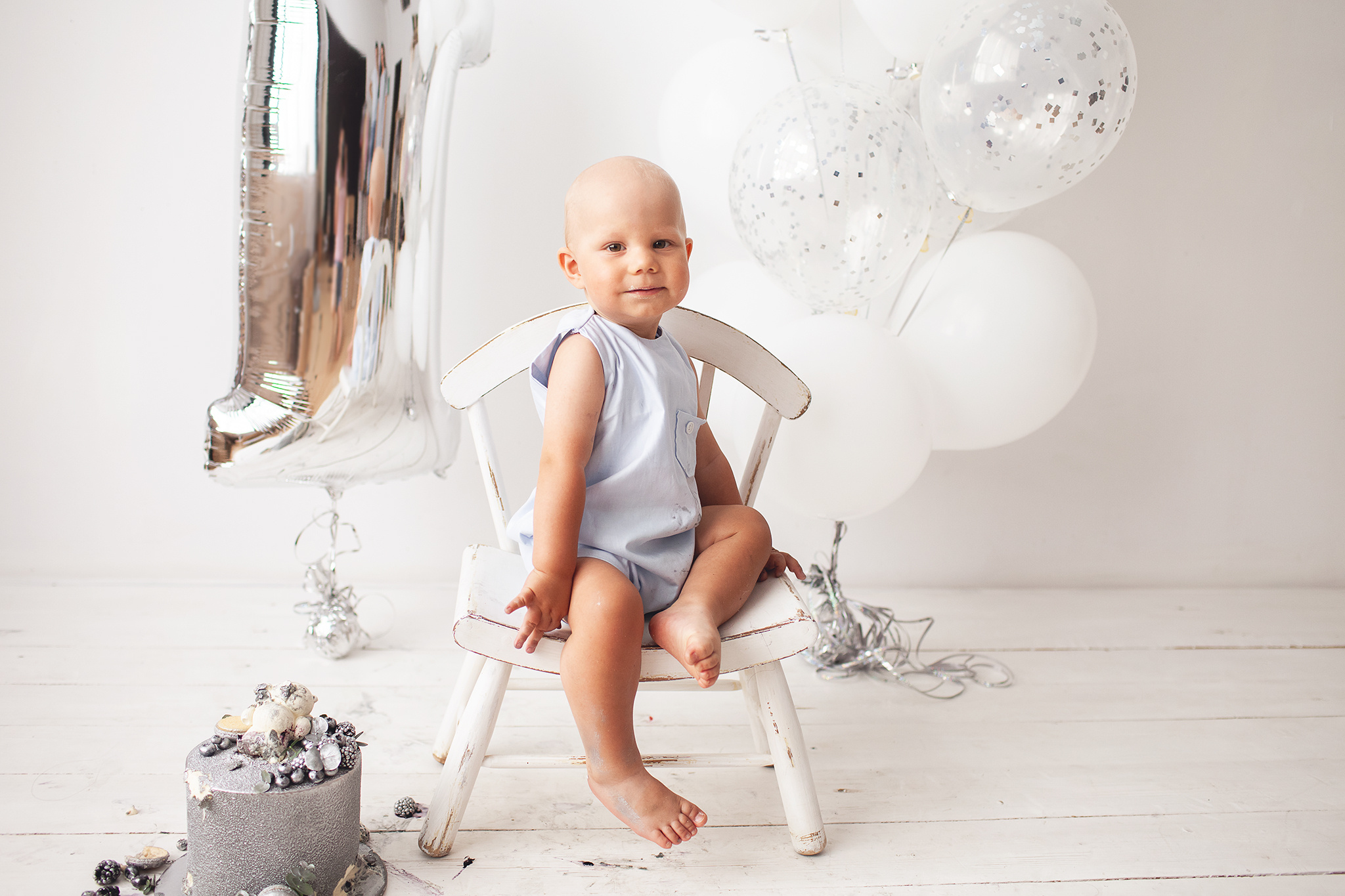 Первый День рождения Кирюши в Baby look studio. Детский фотограф в Самаре